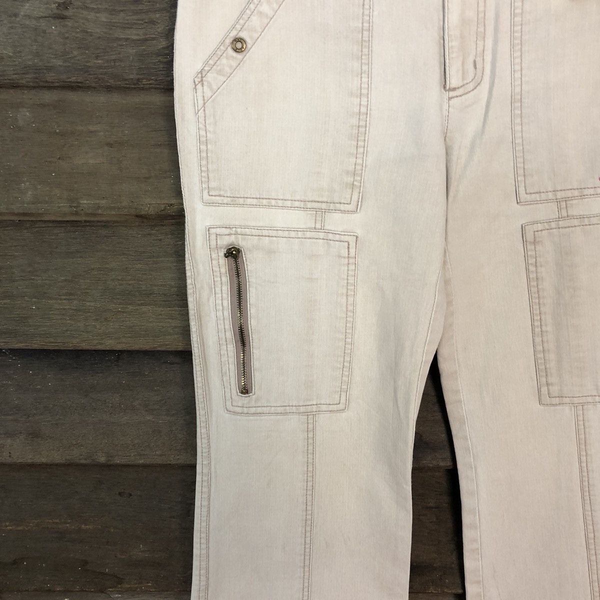 Japanese Brand × Seditionaries Maypole Style utility multipocket tactical Cream Pants #3408 Size 25" / US 0 / IT 36 - 6 Thumbnail