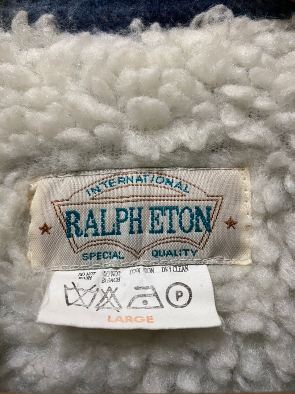 Flannel Vintage Ralph Eton Sherpa Flannel Button Up Shirt Size US L / EU 52-54 / 3 - 10 Thumbnail