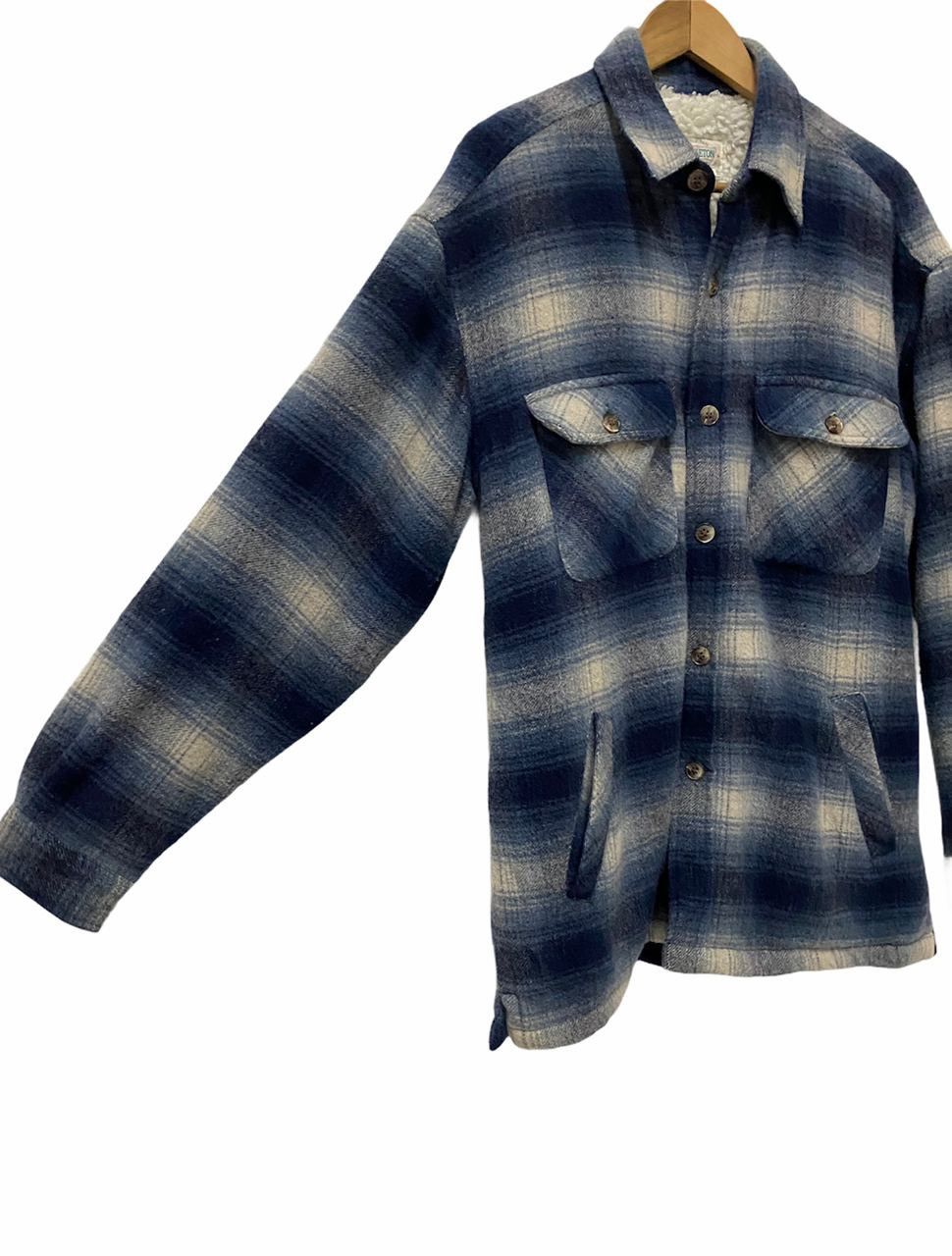 Flannel Vintage Ralph Eton Sherpa Flannel Button Up Shirt Size US L / EU 52-54 / 3 - 4 Thumbnail