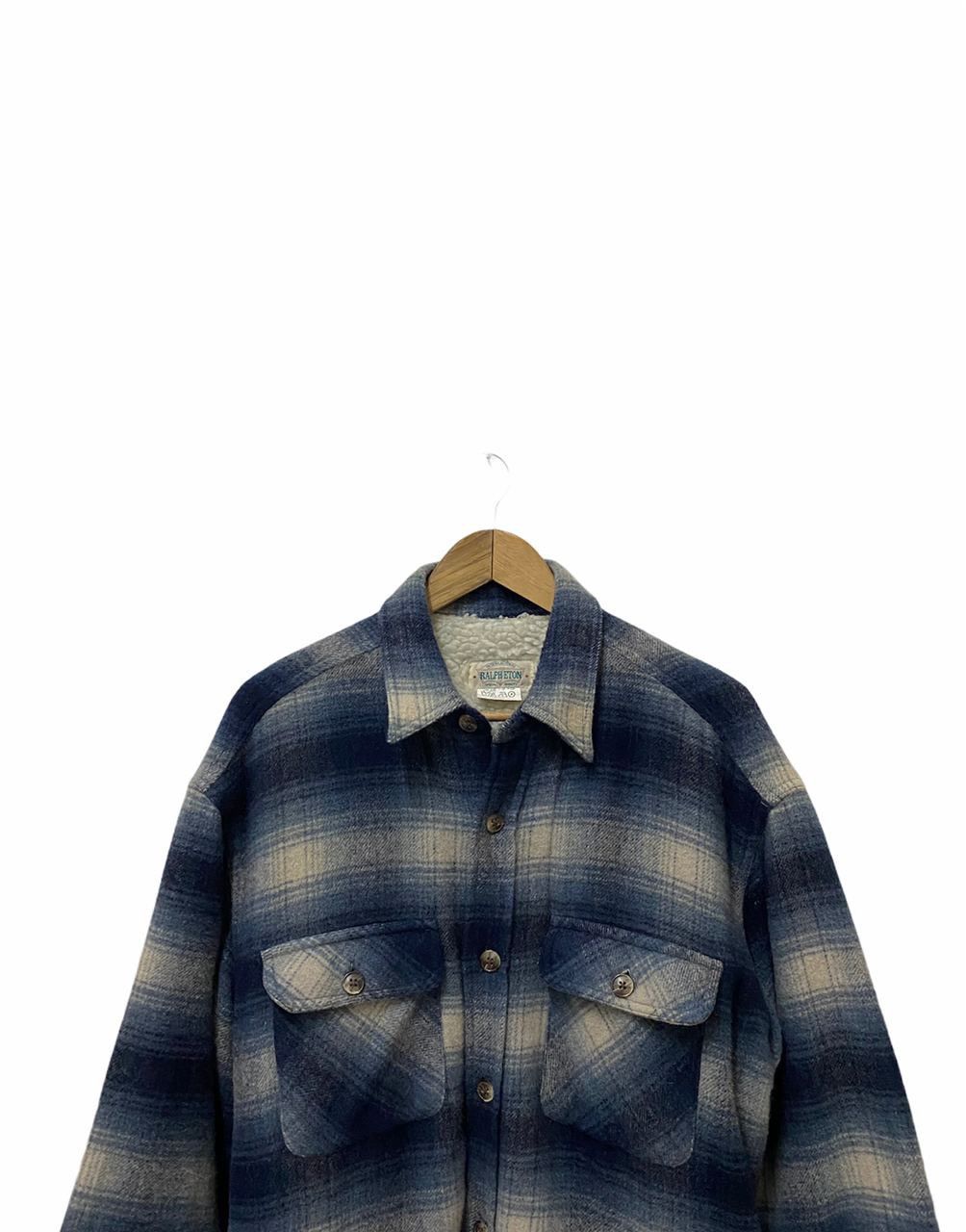 Flannel Vintage Ralph Eton Sherpa Flannel Button Up Shirt Size US L / EU 52-54 / 3 - 2 Thumbnail