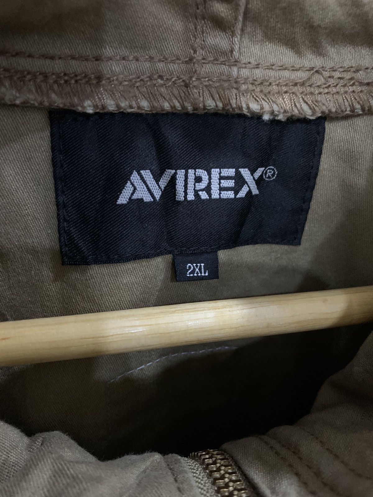 Avirex Avirex Overprint Jacket Army USN USS ESSEX CV-9 F9F PANTHER Size US XXL / EU 58 / 5 - 15 Thumbnail