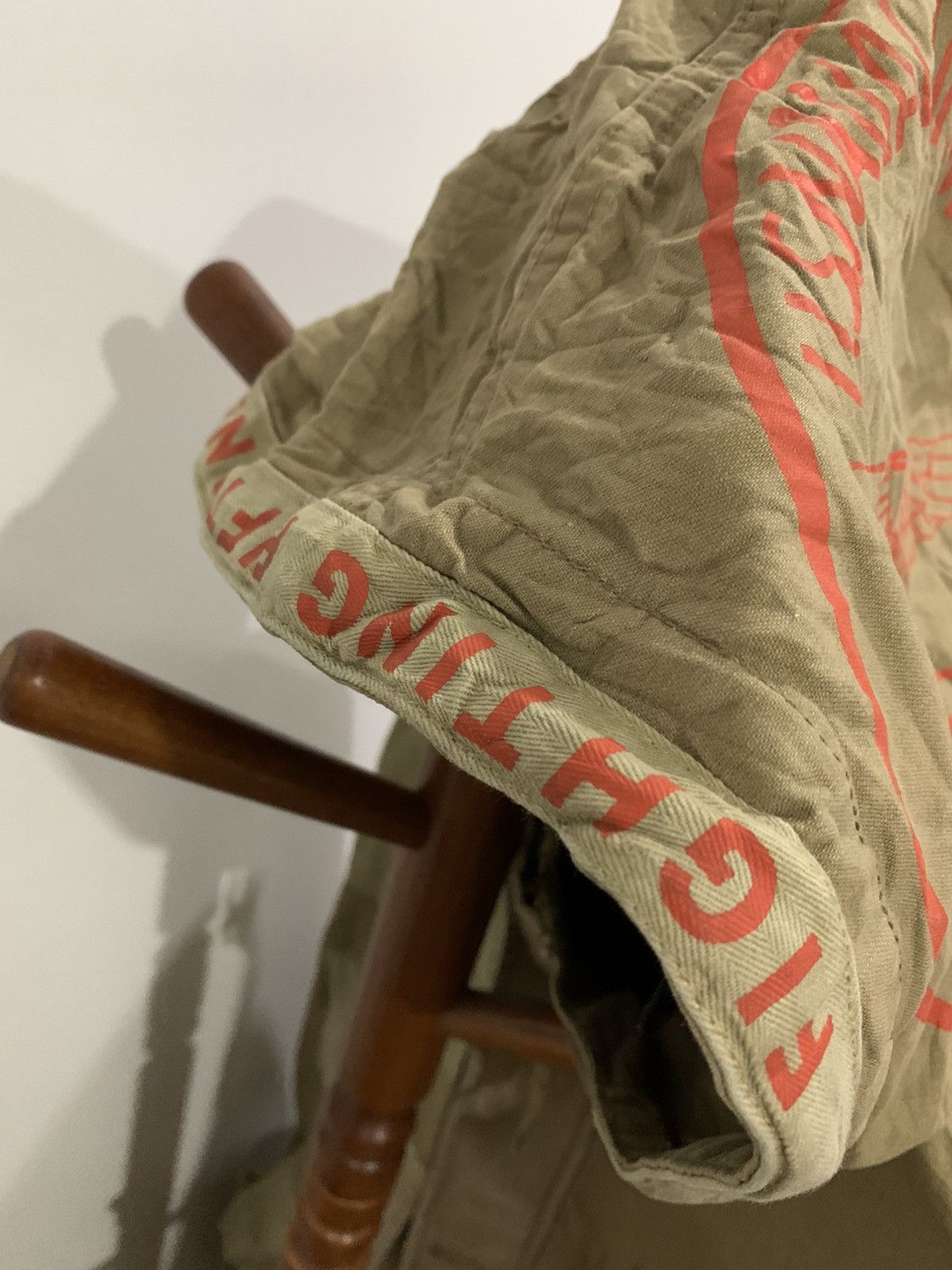 Avirex Avirex Overprint Jacket Army USN USS ESSEX CV-9 F9F PANTHER Size US XXL / EU 58 / 5 - 8 Thumbnail