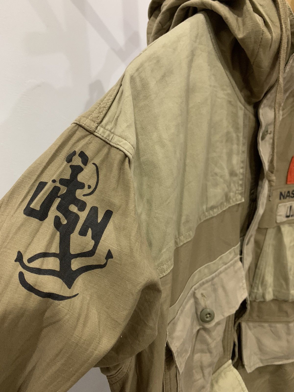 Avirex Avirex Overprint Jacket Army USN USS ESSEX CV-9 F9F PANTHER Size US XXL / EU 58 / 5 - 11 Thumbnail