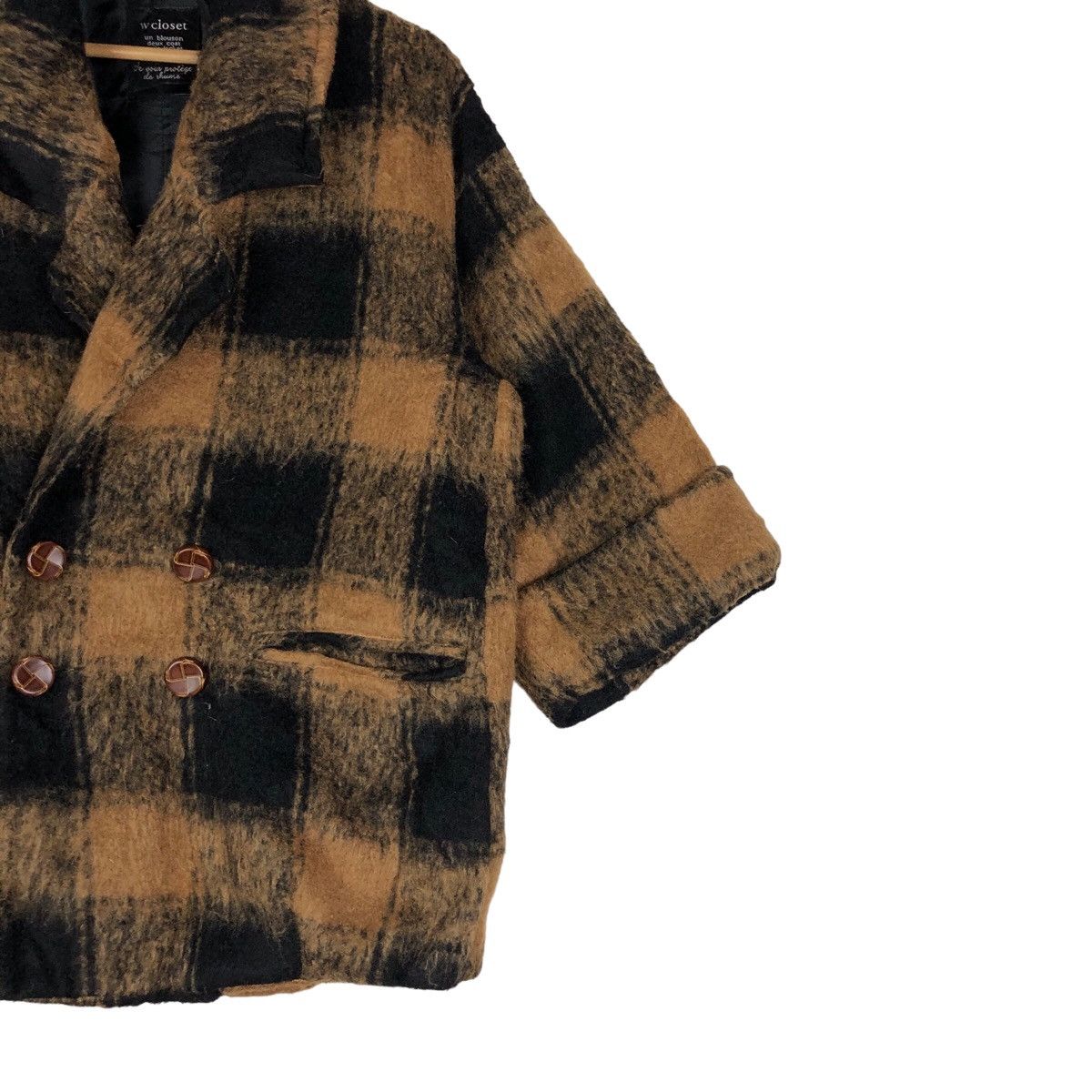 Japanese Brand Vintage Japanese Designer Plaid Wool Jacket Size US L / EU 52-54 / 3 - 4 Thumbnail