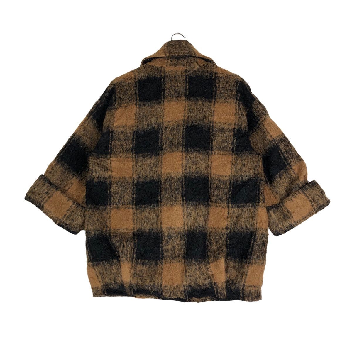 Japanese Brand Vintage Japanese Designer Plaid Wool Jacket Size US L / EU 52-54 / 3 - 9 Thumbnail