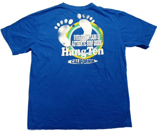 image of Hang Ten California Shirt Beach Surf Hawaii in Blue, Women's (Size Medium)