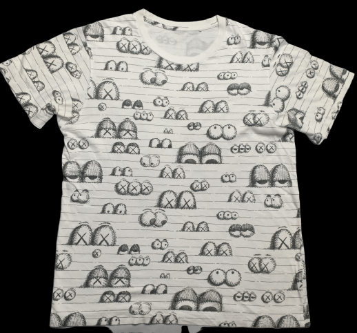 Japanese Brand Kaws All Over Printed Graphic Tee Bearbrick Size US M / EU 48-50 / 2 - 1 Thumbnail