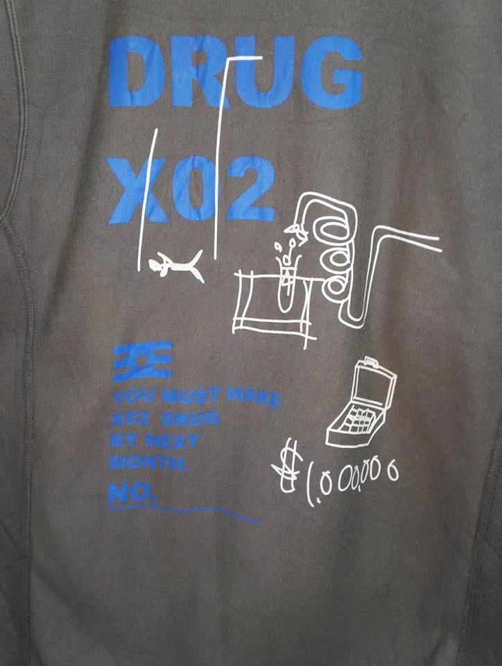 Japanese Brand 🔥Vintage🔥 Sportwear Sweatshirt Cozygen Drug X02 Size US S / EU 44-46 / 1 - 3 Thumbnail