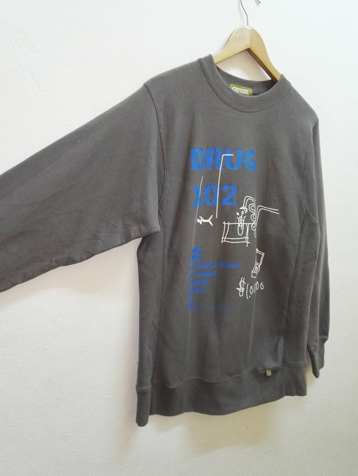 Japanese Brand 🔥Vintage🔥 Sportwear Sweatshirt Cozygen Drug X02 Size US S / EU 44-46 / 1 - 2 Thumbnail