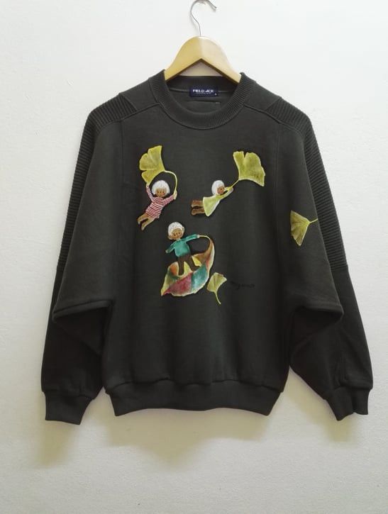 Japanese Brand 🔥Rare🔥 Art design Japanese sweatshirt bt field-ace saiz M Size US M / EU 48-50 / 2 - 1 Thumbnail