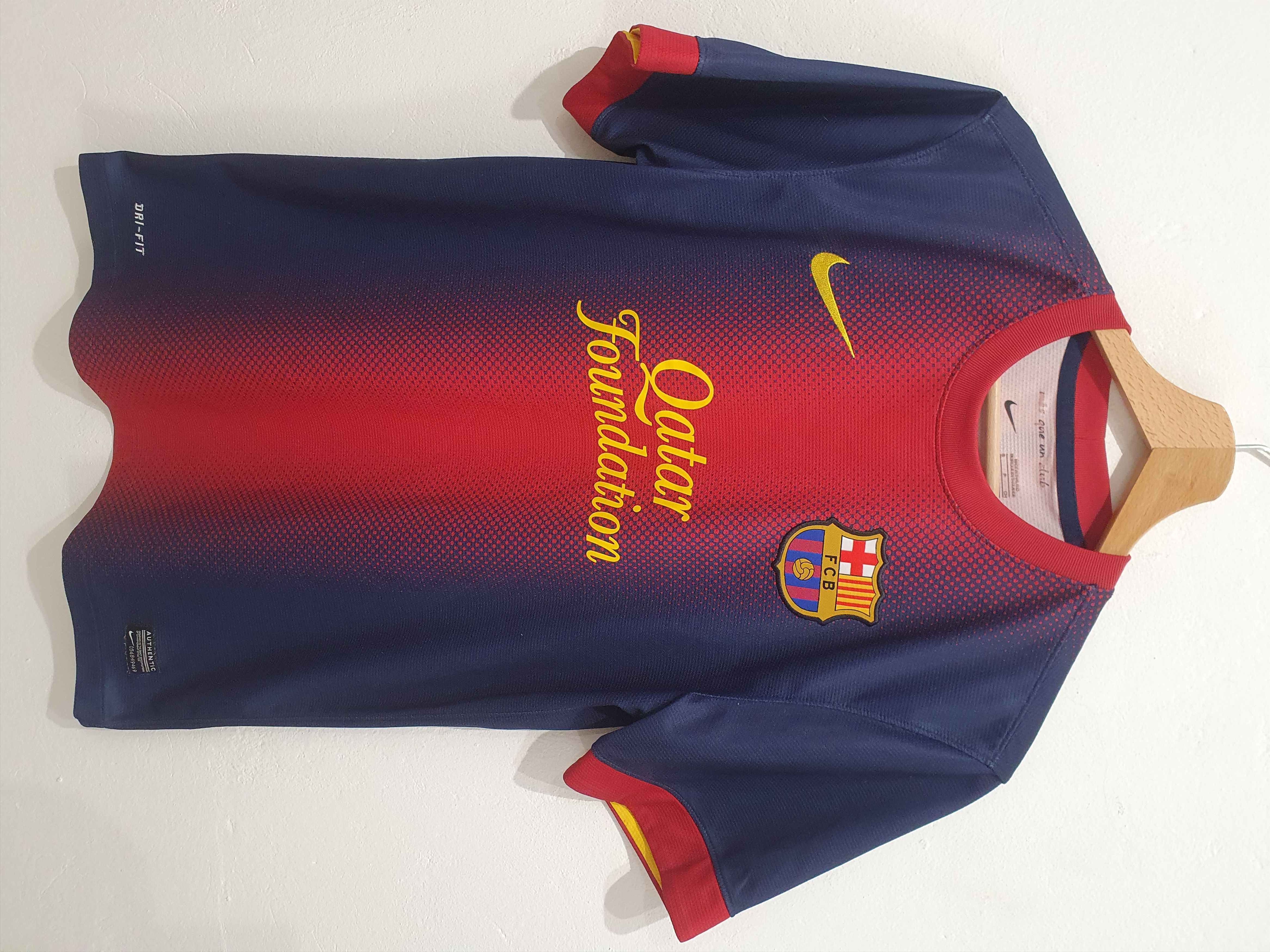 image of F C Barcelona x Jersey Nike Fc Barcelona 2012 2013 Size S Football Shirt, Men's