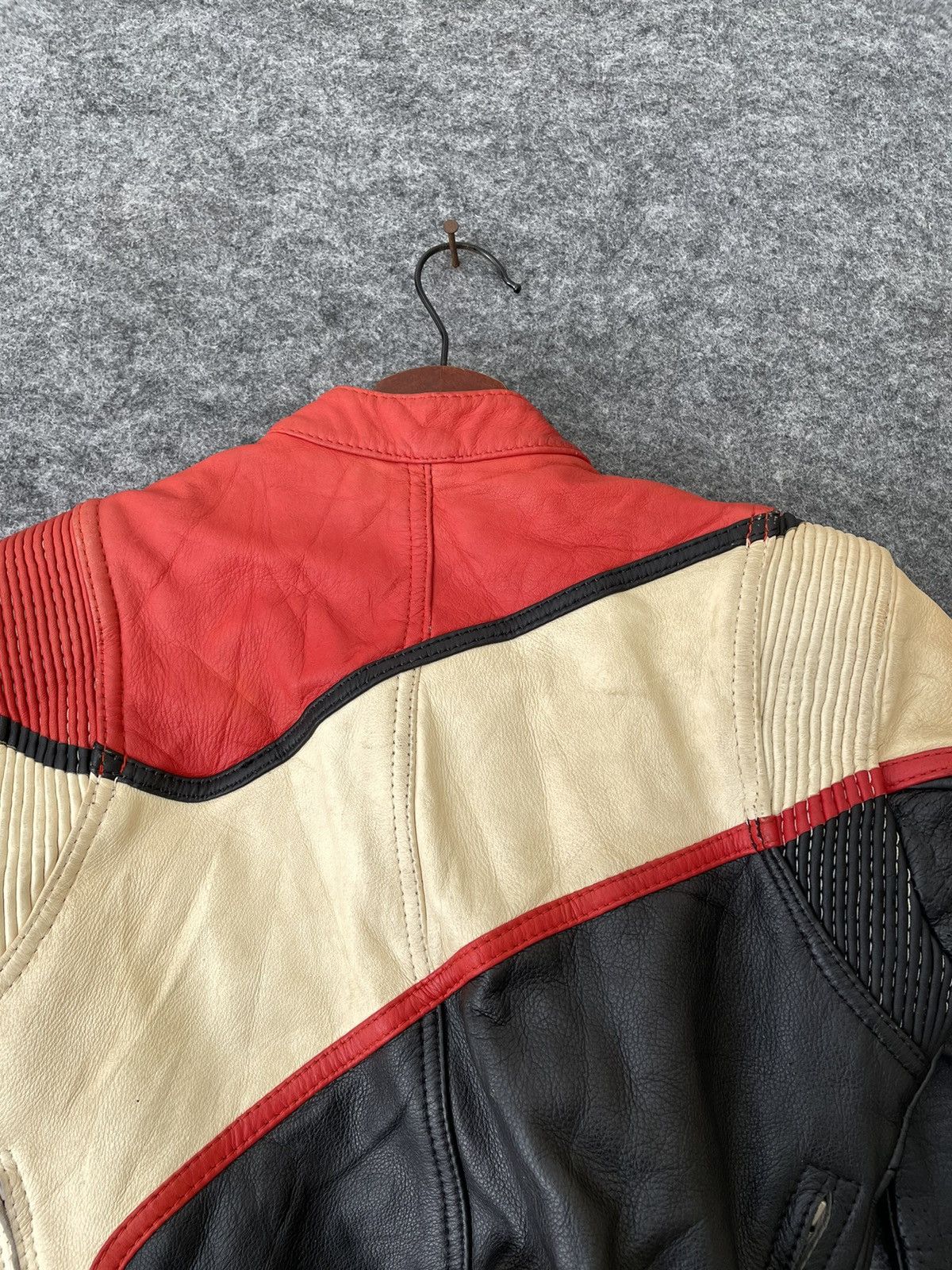 Vintage KOMINE RIDING LEATHER JACKET Size US S / EU 44-46 / 1 - 4 Thumbnail