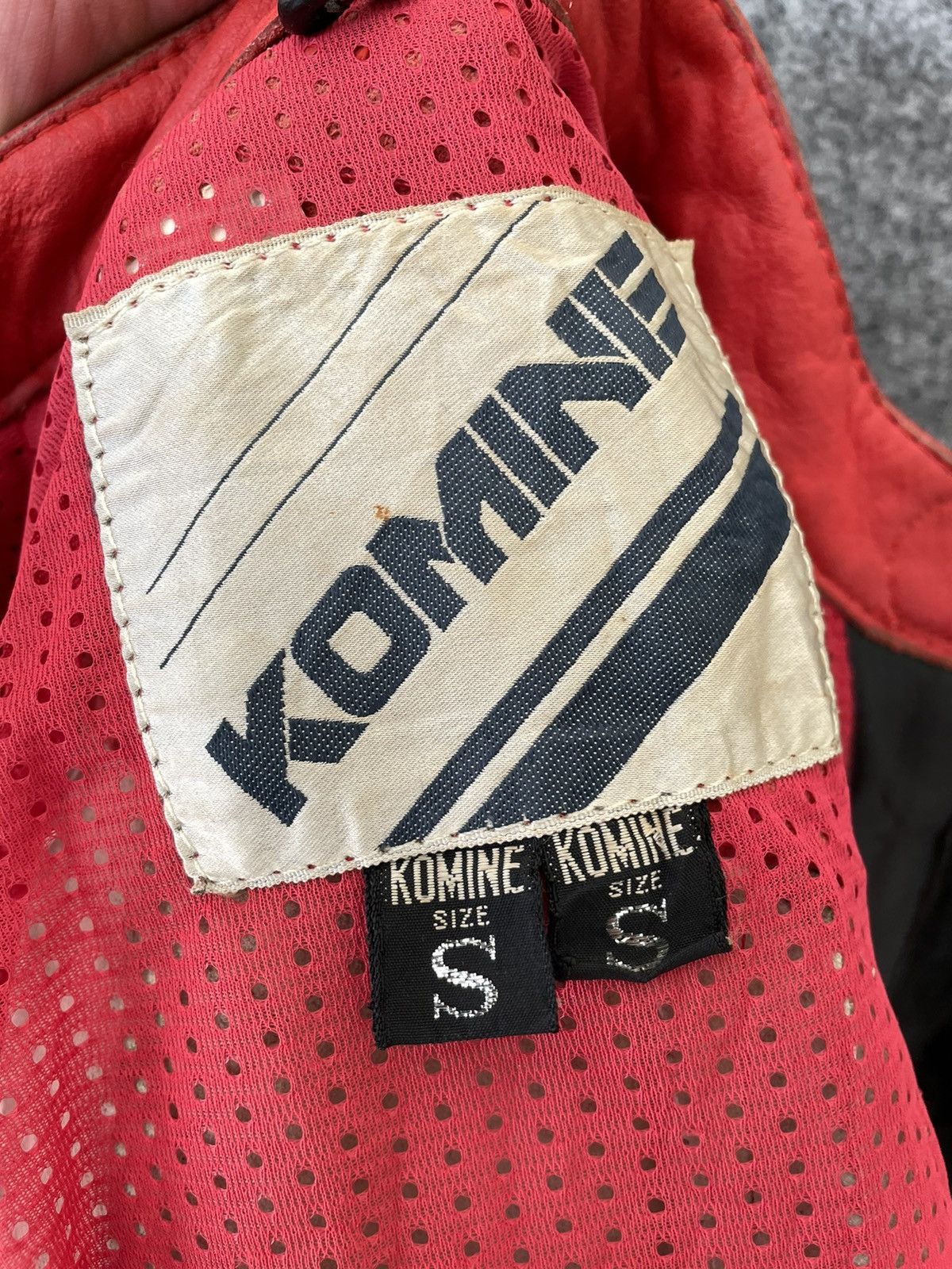 Vintage KOMINE RIDING LEATHER JACKET Size US S / EU 44-46 / 1 - 7 Thumbnail