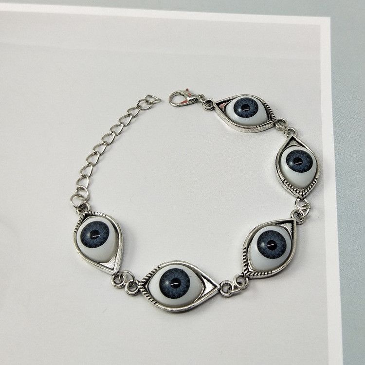 Jewelry Demon Evil Eye Witch Grunge Bracelet Size ONE SIZE - 2 Thumbnail