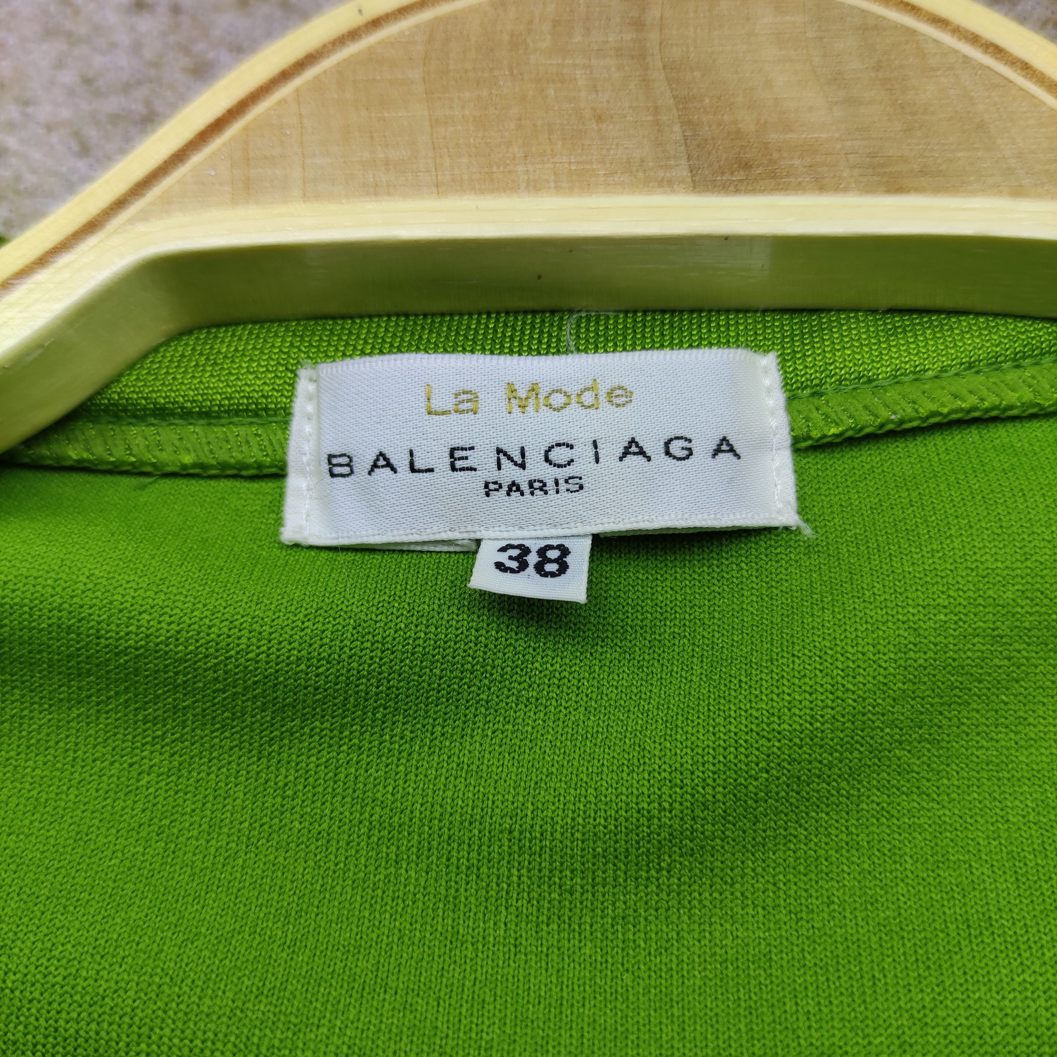 Balenciaga a60 Balenciaga Paris Green Cardigan Size US S / EU 44-46 / 1 - 11 Thumbnail