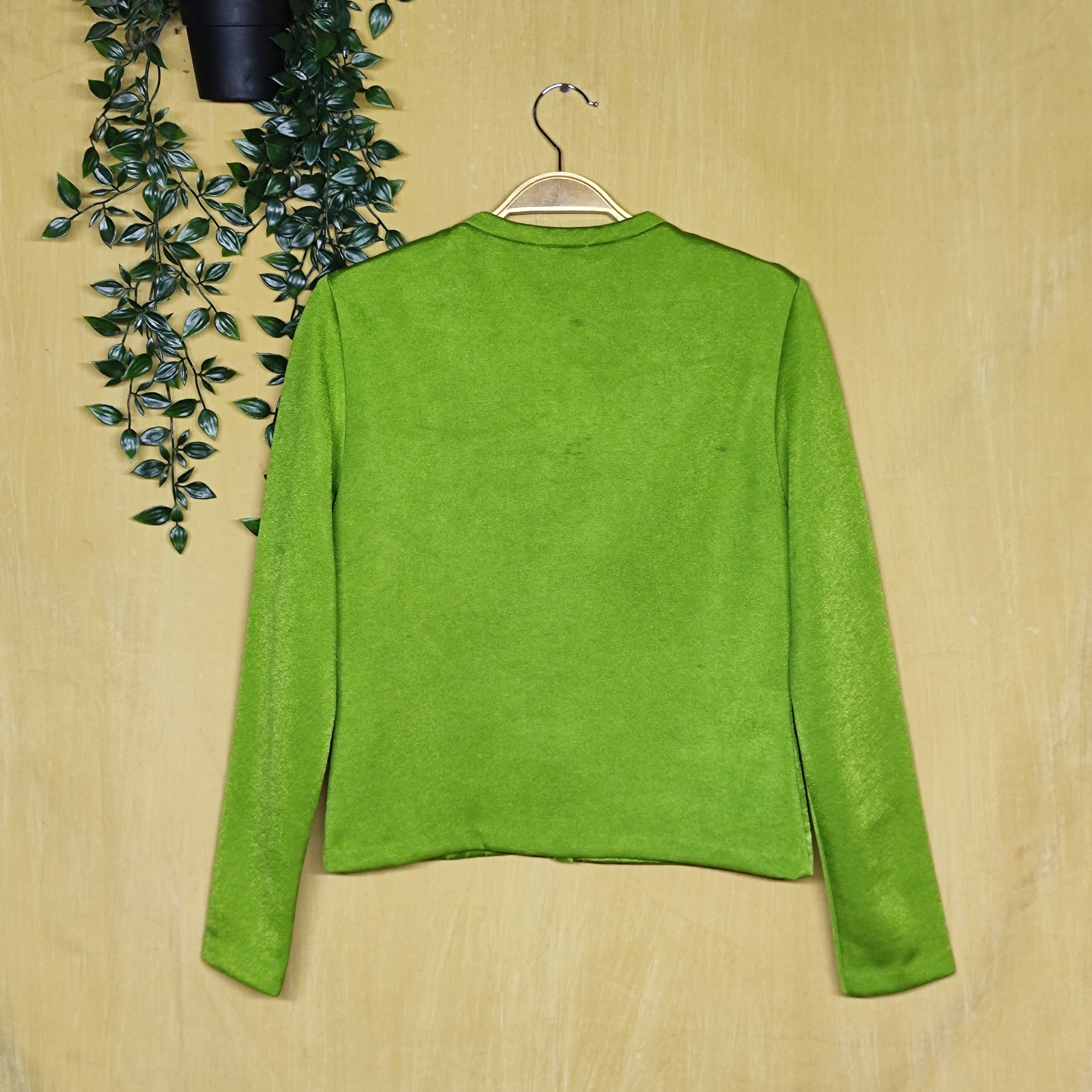 Balenciaga a60 Balenciaga Paris Green Cardigan Size US S / EU 44-46 / 1 - 2 Thumbnail