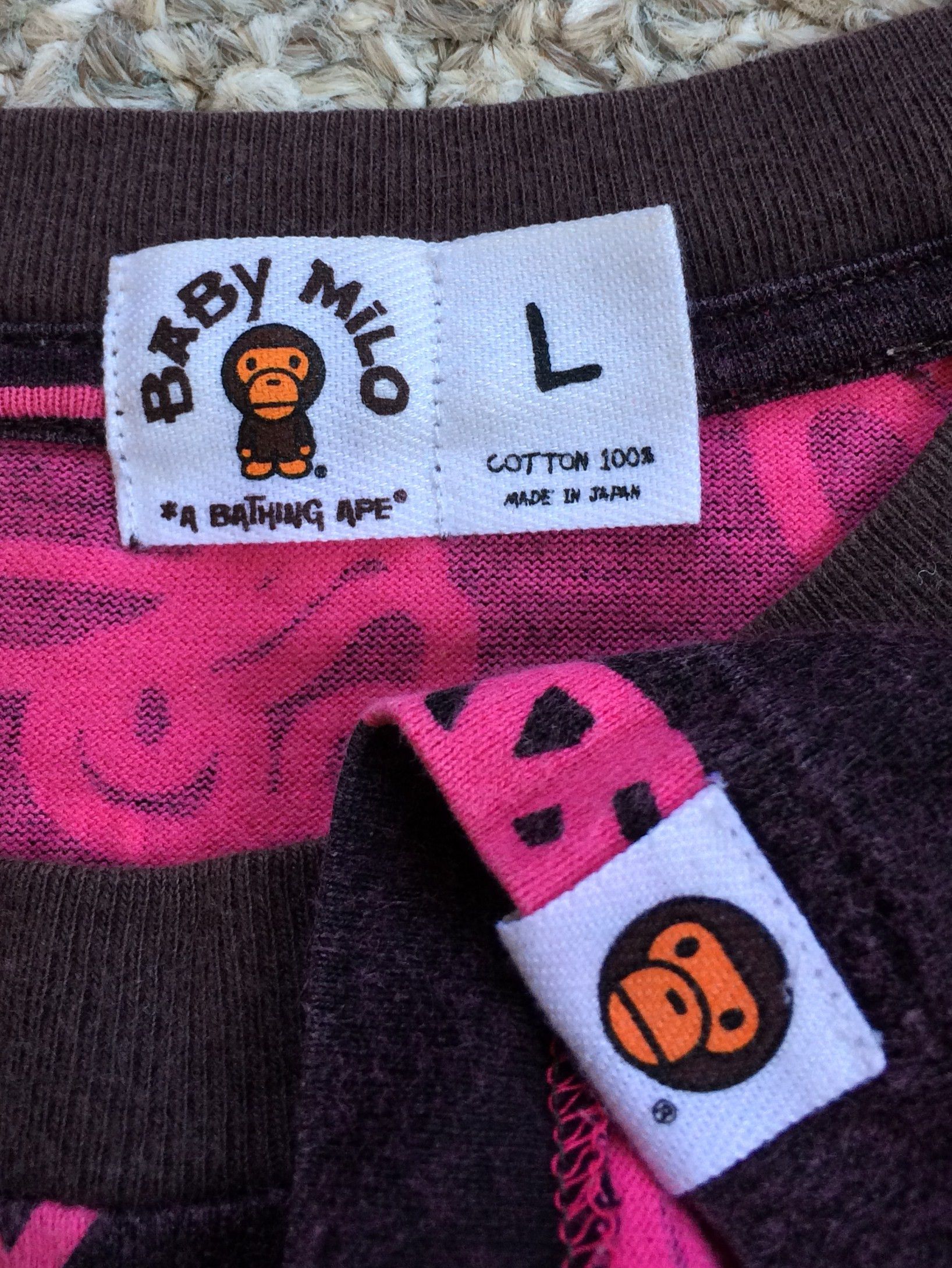 Bape OG Baby Milo Junk Food Tee Size US L / EU 52-54 / 3 - 4 Thumbnail
