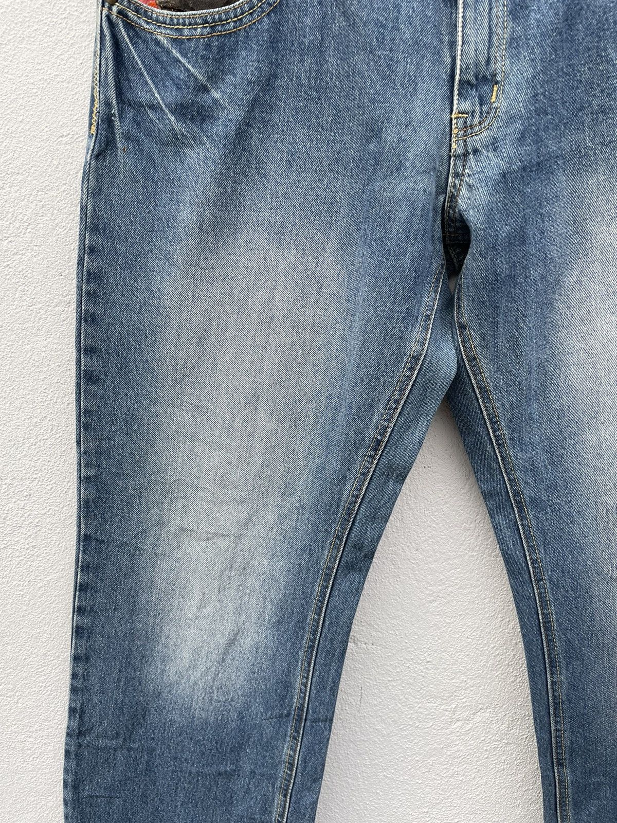 Japanese Brand DOMINATE Japanese Brand Distressed Denim Patchwork Jeans Size US 35 - 3 Thumbnail