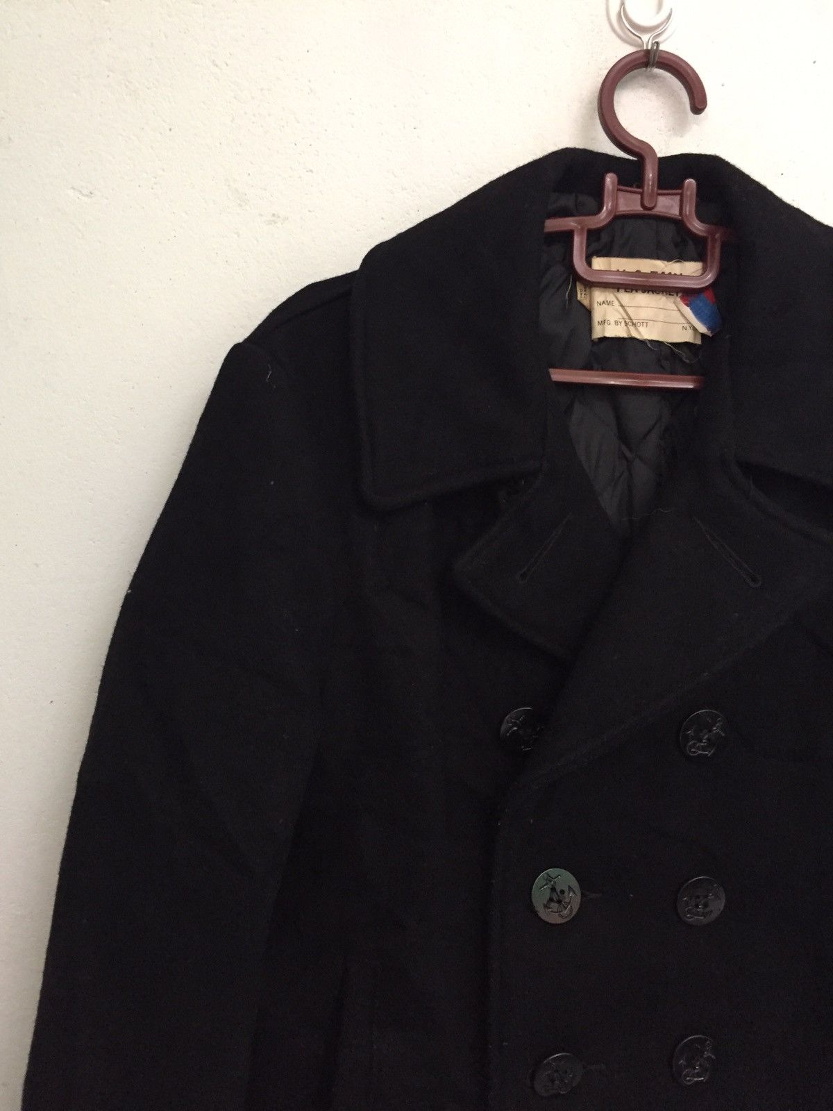 Schott Vtg U.S.740N Pea Jacket by Schott Made in Usa Size US M / EU 48-50 / 2 - 4 Thumbnail