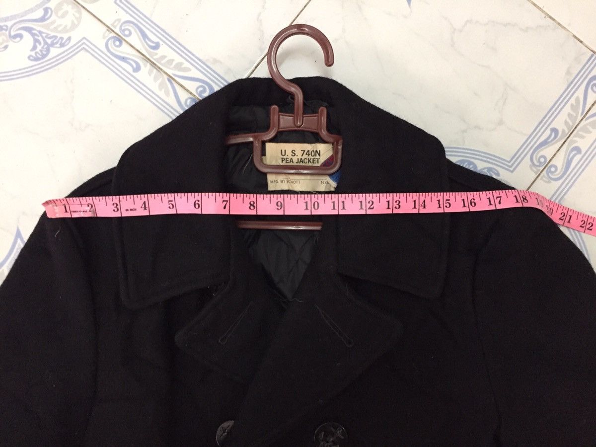 Schott Vtg U.S.740N Pea Jacket by Schott Made in Usa Size US M / EU 48-50 / 2 - 16 Thumbnail