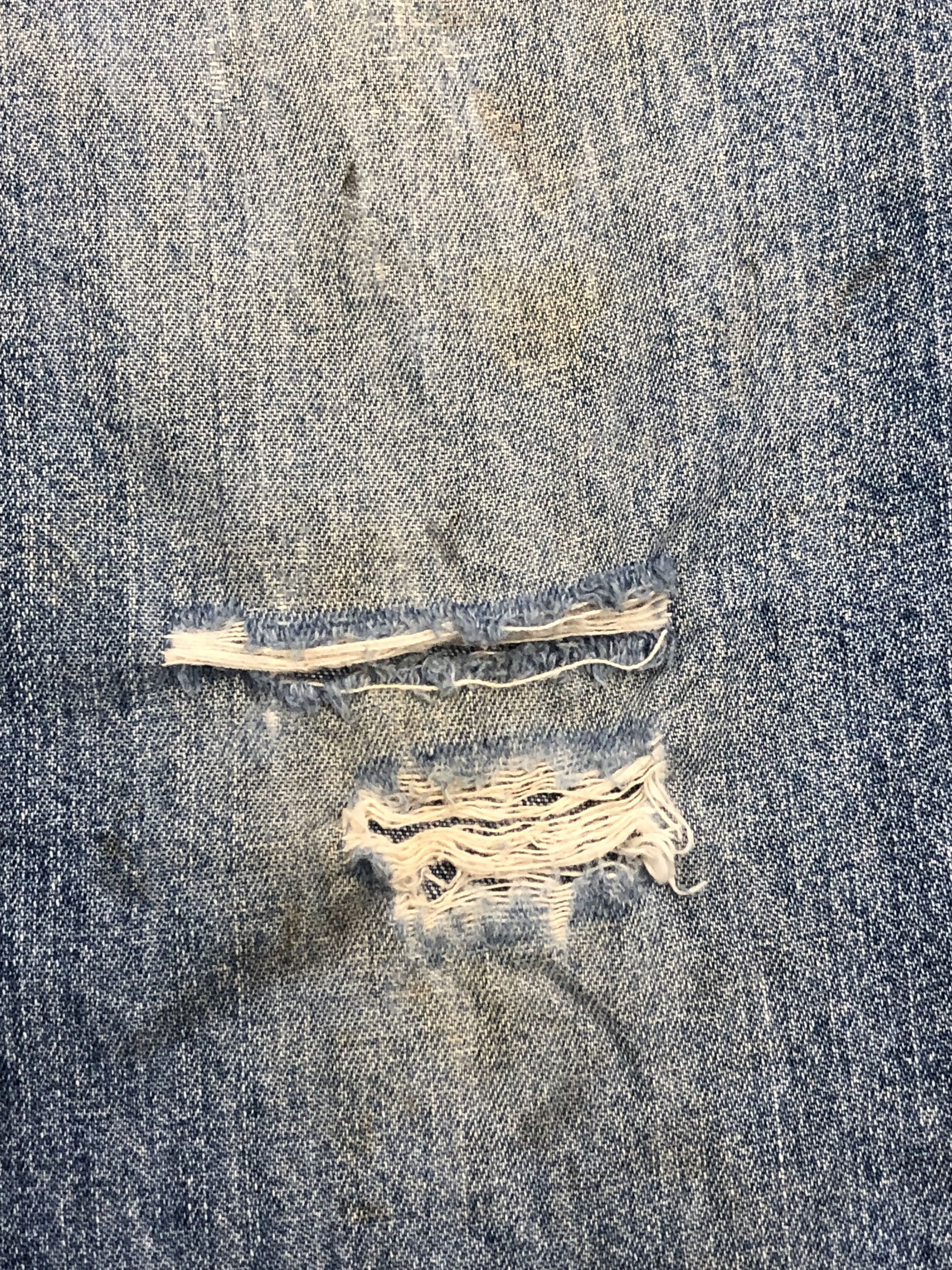 Vintage Vintage Distressed Wrangler Faded Blue Jeans DP1574 Size US 36 / EU 52 - 9 Thumbnail