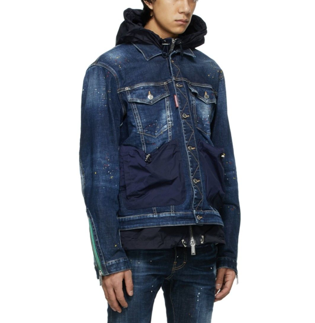 Dsquared2 2-in-1 Hybrid Techno Dan Jacket Size US L / EU 52-54 / 3 - 1 Thumbnail