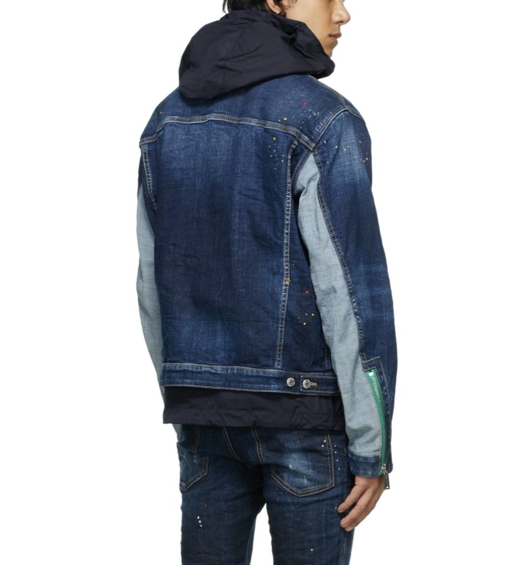 Dsquared2 2-in-1 Hybrid Techno Dan Jacket Size US L / EU 52-54 / 3 - 2 Thumbnail