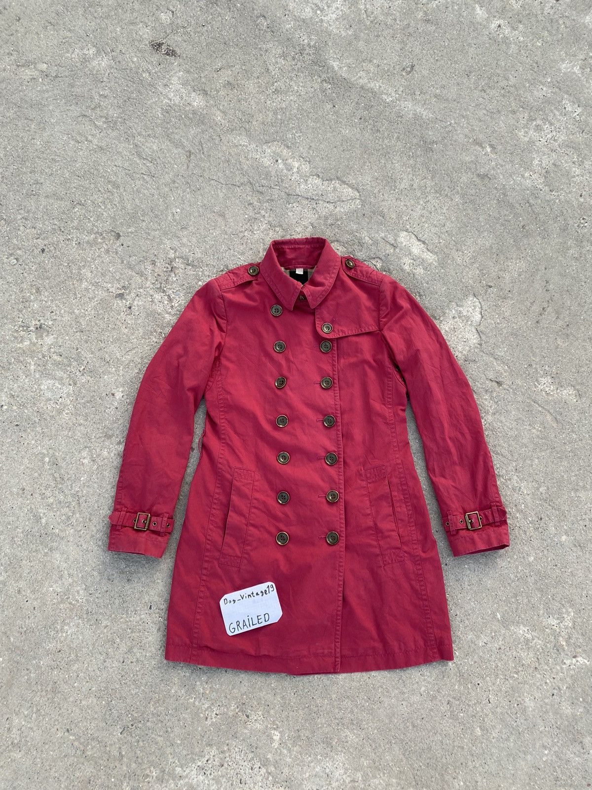 Burberry Trench Coat Vintage Trench Coat Burberry Beige Size 36 FR