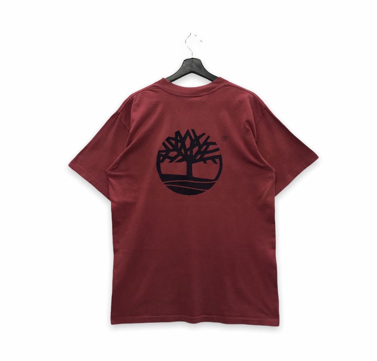 Timberland × Vintage *Rare!! Vintage Timberland Big Logo Tee Size US M / EU 48-50 / 2 - 1 Thumbnail