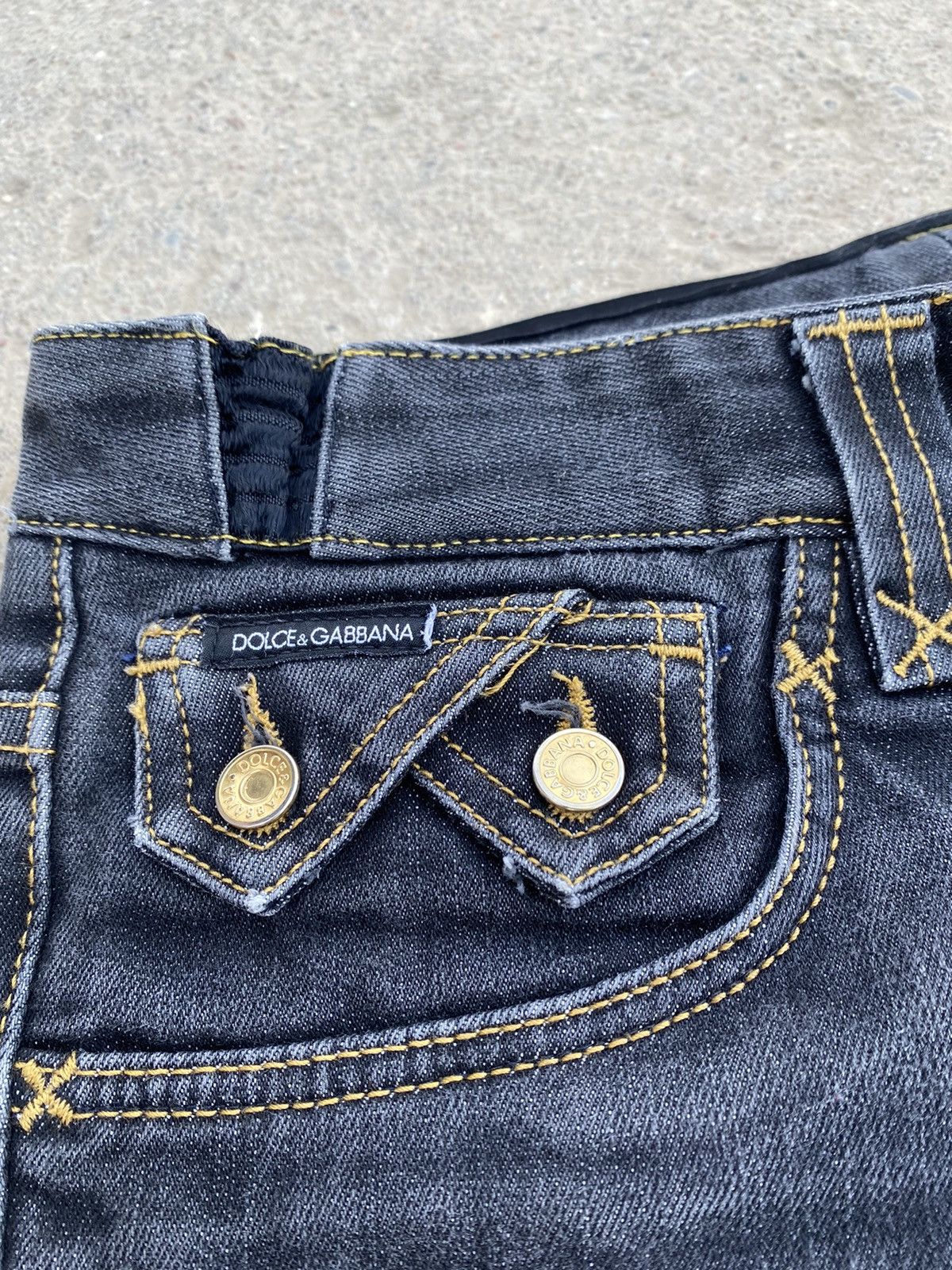 Dolce & Gabbana Vintage Dolce & Gabbana Jeans Denim Y2K Size 30" / US 8 / IT 44 - 8 Thumbnail