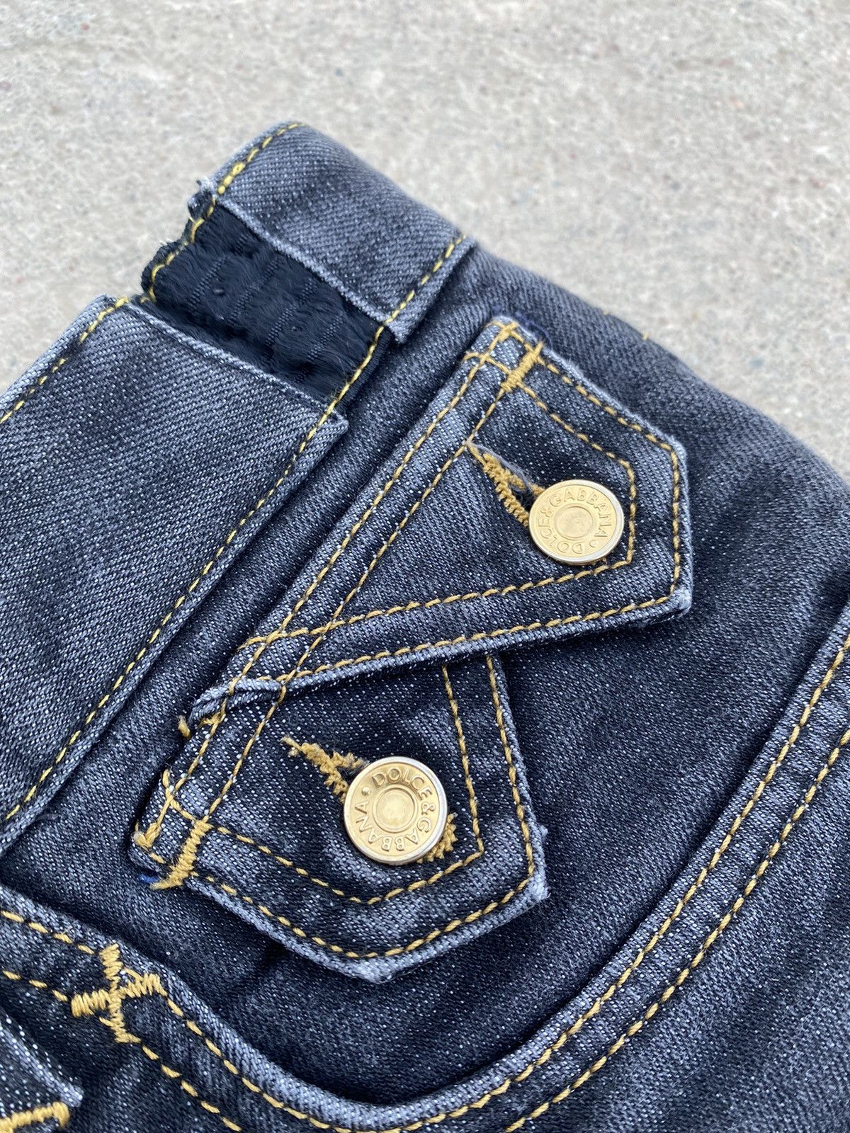 Dolce & Gabbana Vintage Dolce & Gabbana Jeans Denim Y2K Size 30" / US 8 / IT 44 - 9 Thumbnail