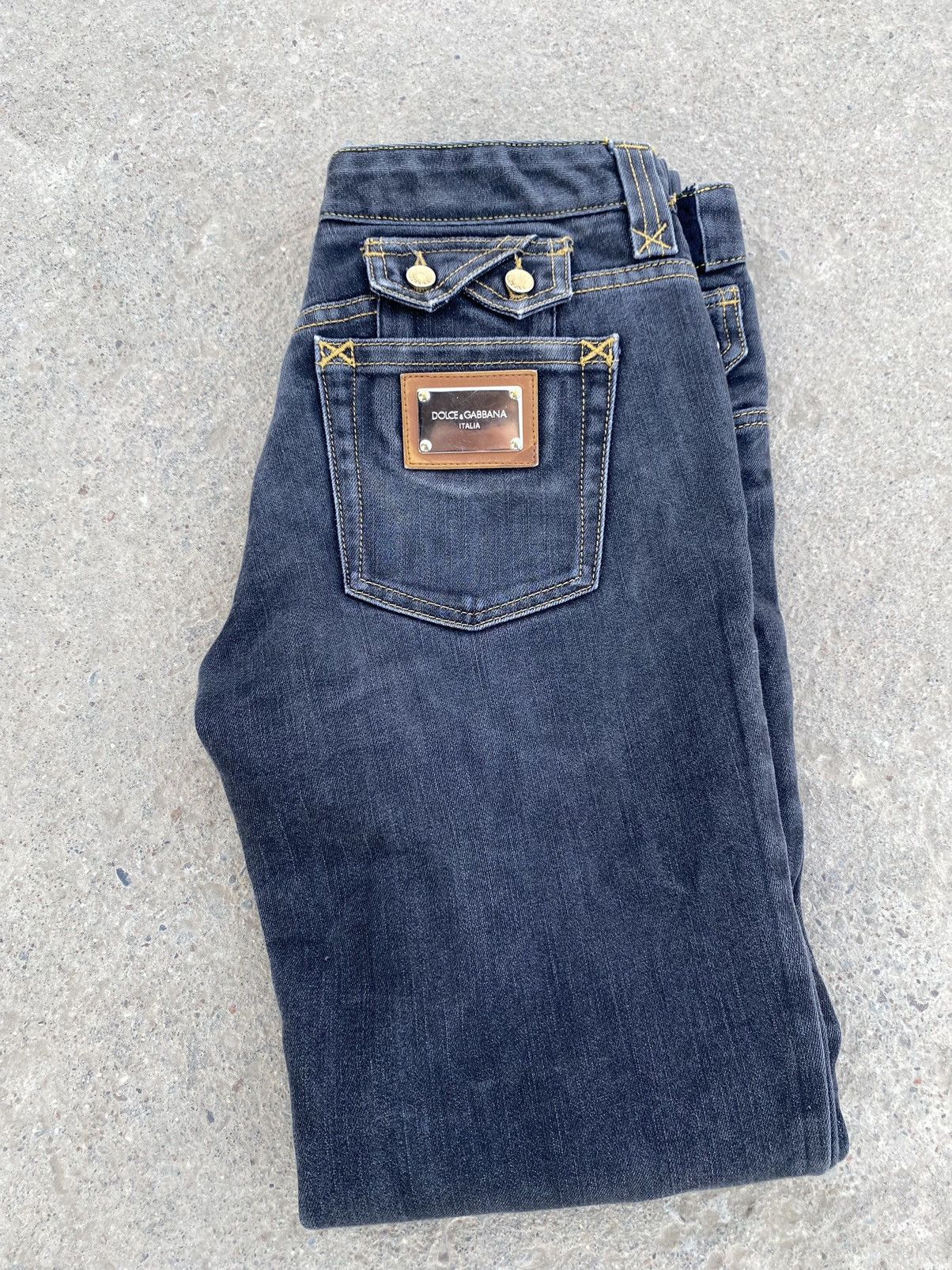 Dolce & Gabbana Vintage Dolce & Gabbana Jeans Denim Y2K Size 30" / US 8 / IT 44 - 10 Thumbnail