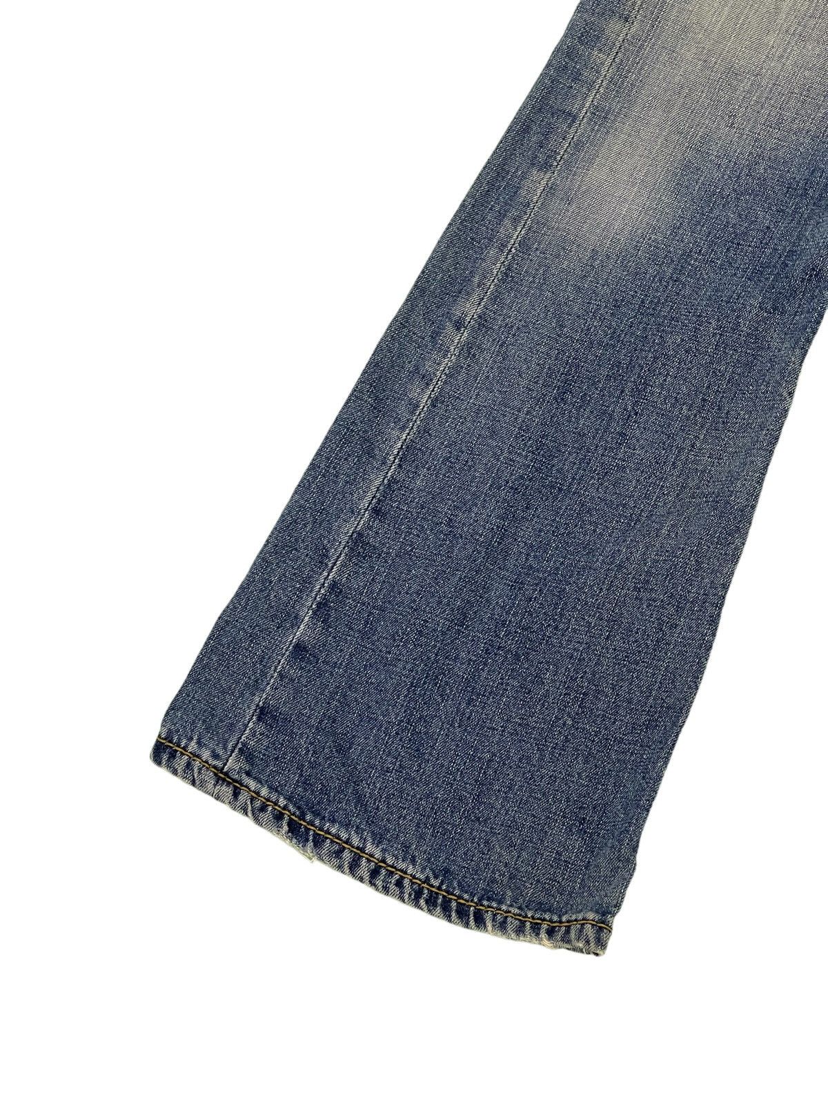 Japanese Brand Flare Jeans Scoopman Boot Cut Low Rise Clawmark Denim 2🟦4 Size US 31 - 14 Thumbnail