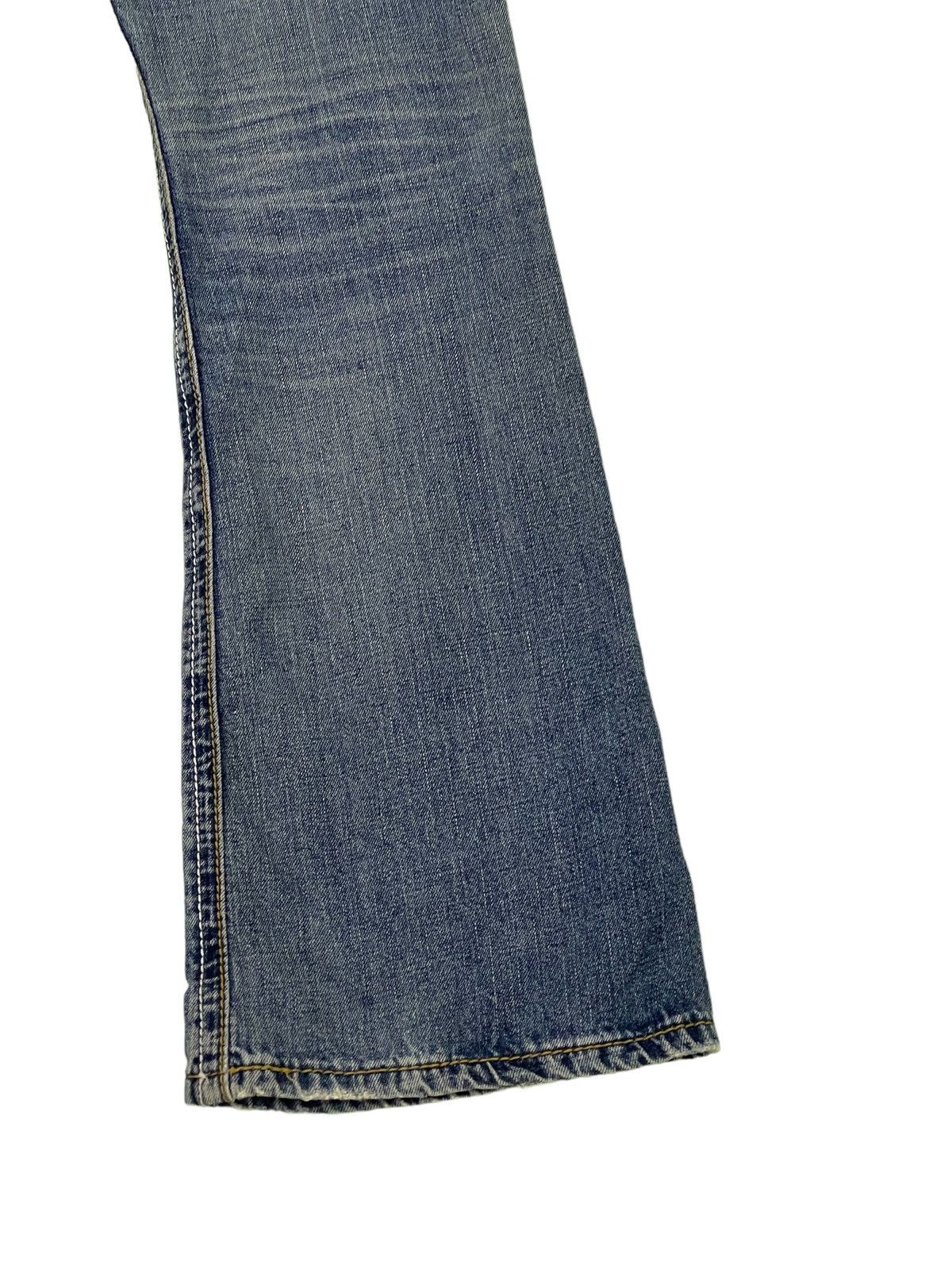 Japanese Brand Flare Jeans Scoopman Boot Cut Low Rise Clawmark Denim 2🟦4 Size US 31 - 4 Thumbnail