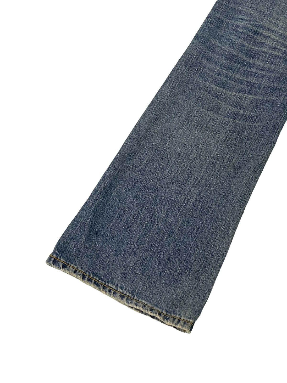 Japanese Brand Flare Jeans Scoopman Boot Cut Low Rise Clawmark Denim 2🟦4 Size US 31 - 5 Thumbnail