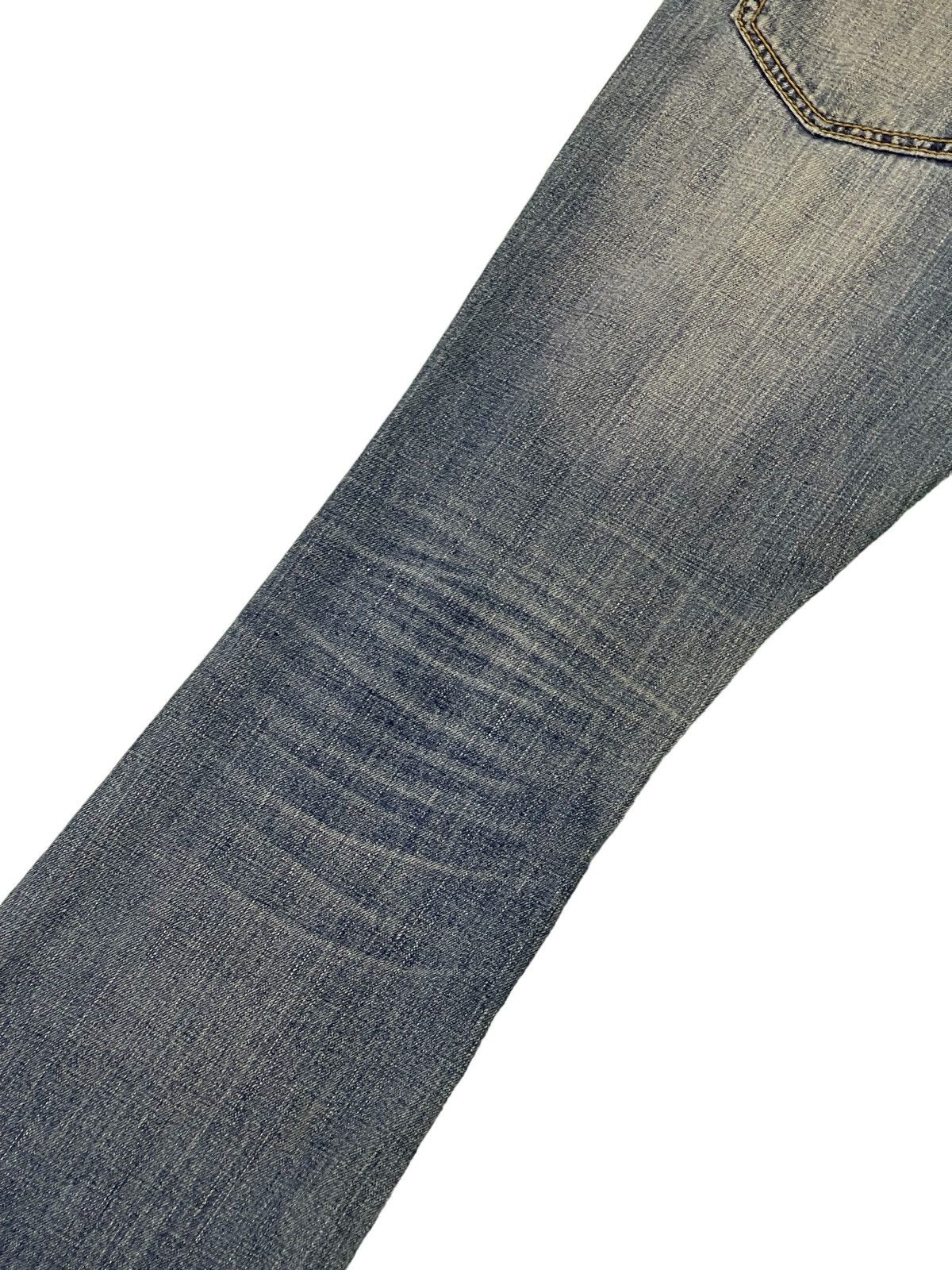 Japanese Brand Flare Jeans Scoopman Boot Cut Low Rise Clawmark Denim 2🟦4 Size US 31 - 7 Thumbnail