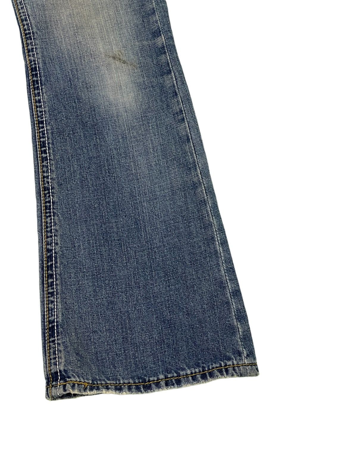 Japanese Brand Flare Jeans Scoopman Boot Cut Low Rise Clawmark Denim 2🟦4 Size US 31 - 13 Thumbnail