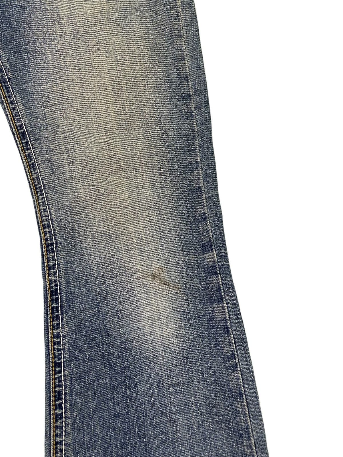 Japanese Brand Flare Jeans Scoopman Boot Cut Low Rise Clawmark Denim 2🟦4 Size US 31 - 16 Thumbnail