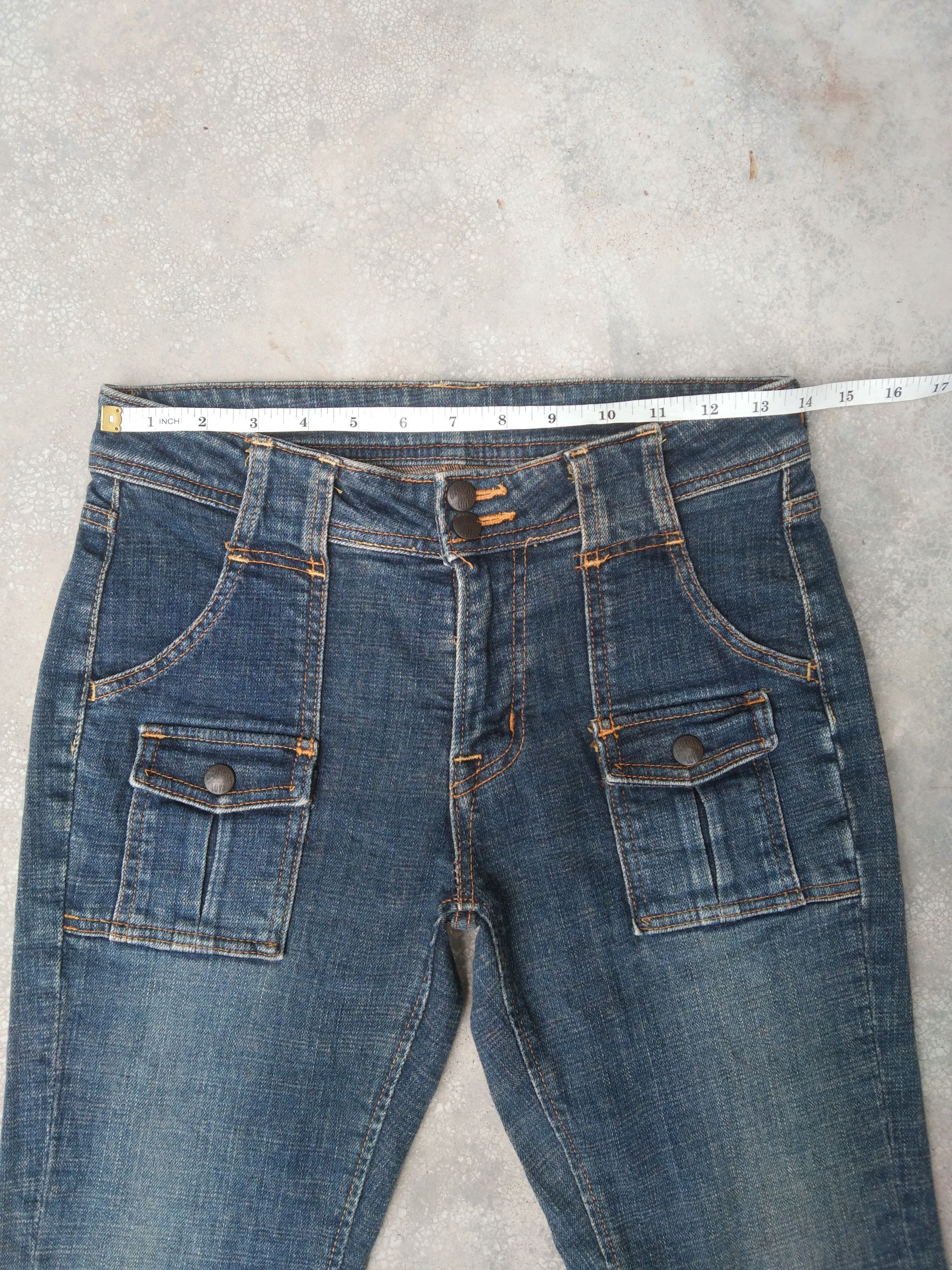 Japanese Brand Vintage Georgia Love Japan Bush Pants Flared Jeans 27x32 Size US 27 - 3 Thumbnail