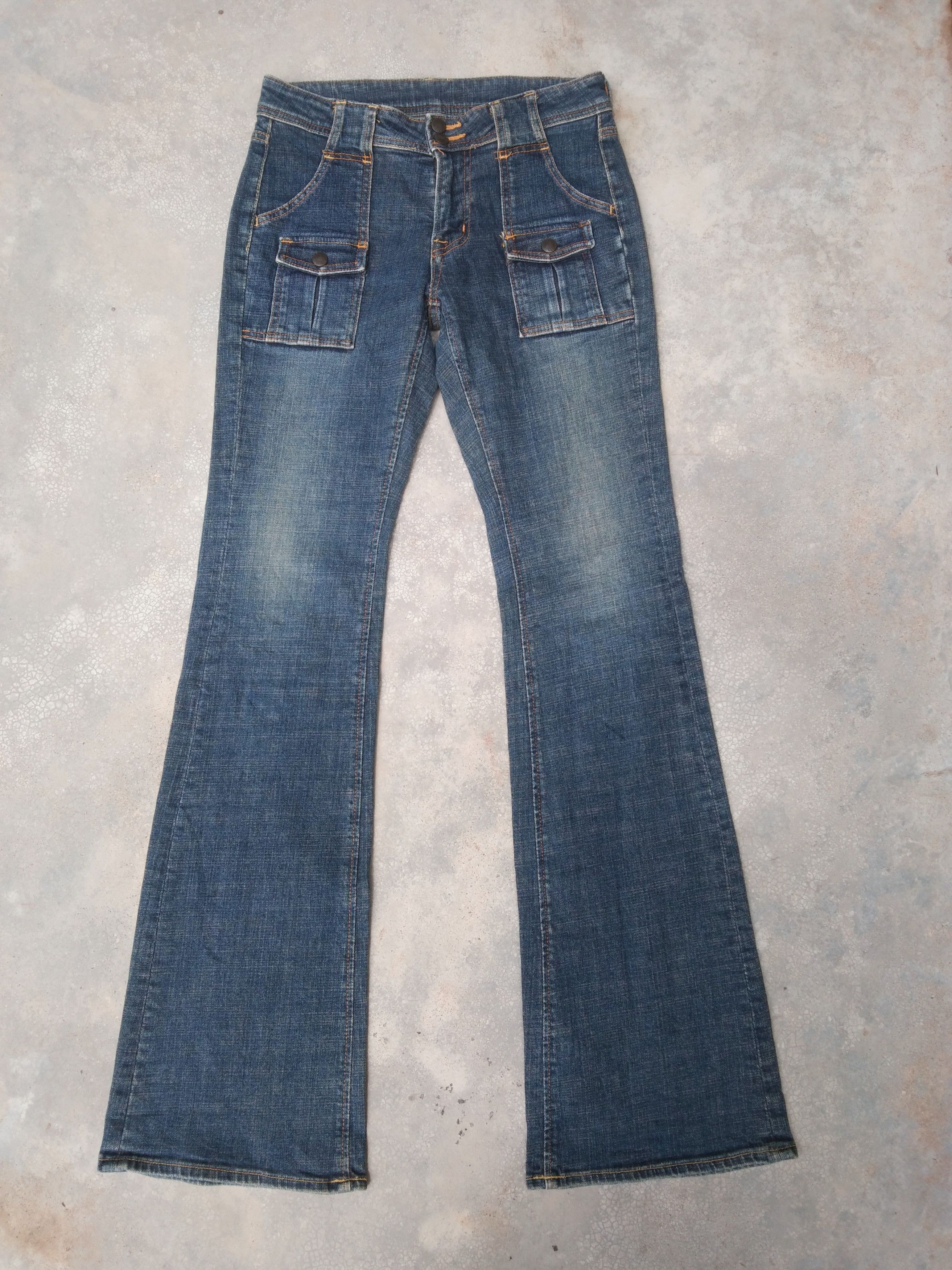 Vintage Georgia Love Japan Bush Pants Flared Jeans 27x32