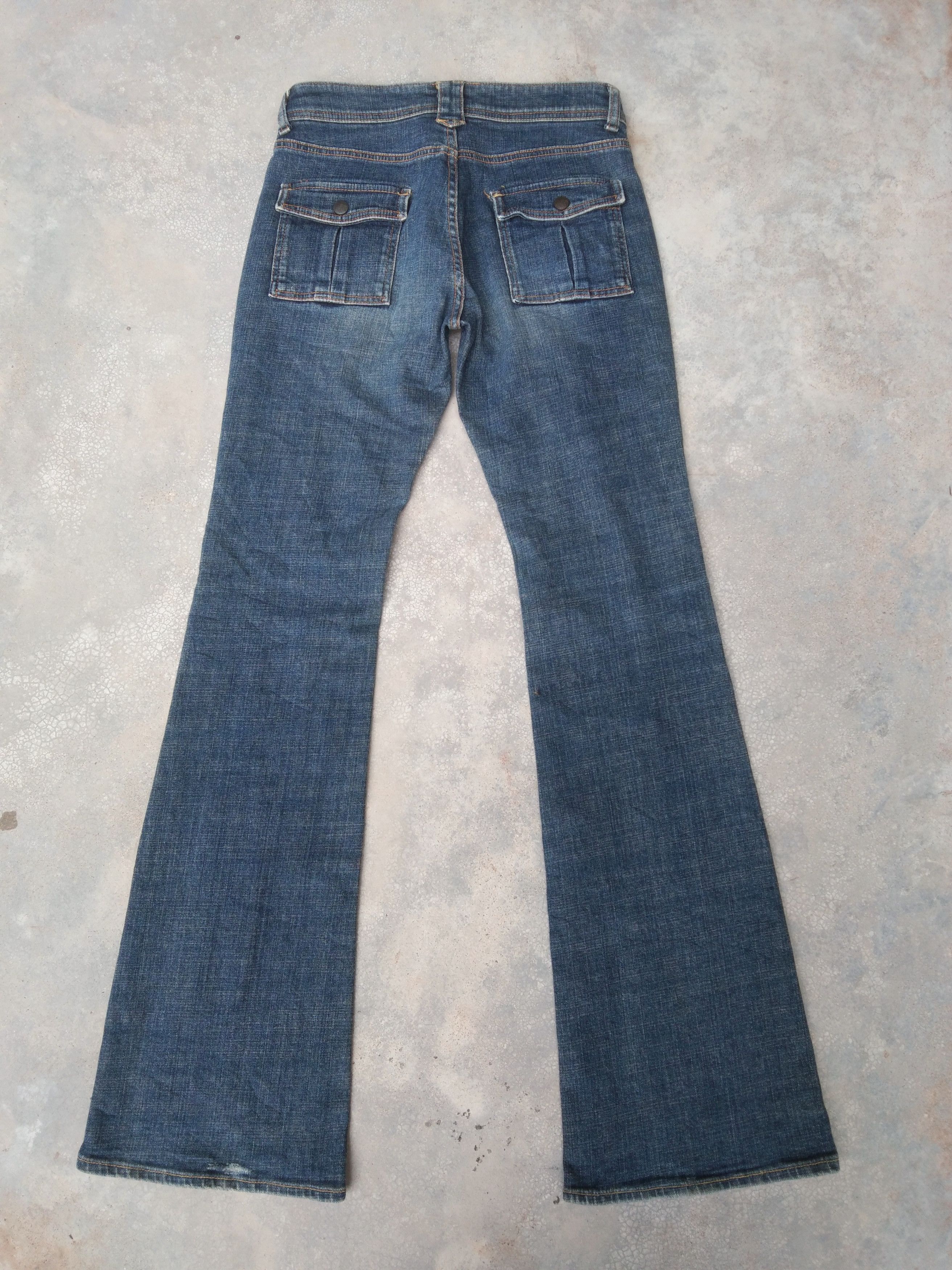 Japanese Brand Vintage Georgia Love Japan Bush Pants Flared Jeans 27x32 Size US 27 - 2 Thumbnail
