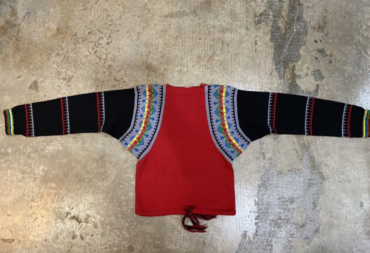 Kansai Yamamoto 70s Kansai Yamamoto Native batwing crop knit Size S / US 4 / IT 40 - 4 Thumbnail