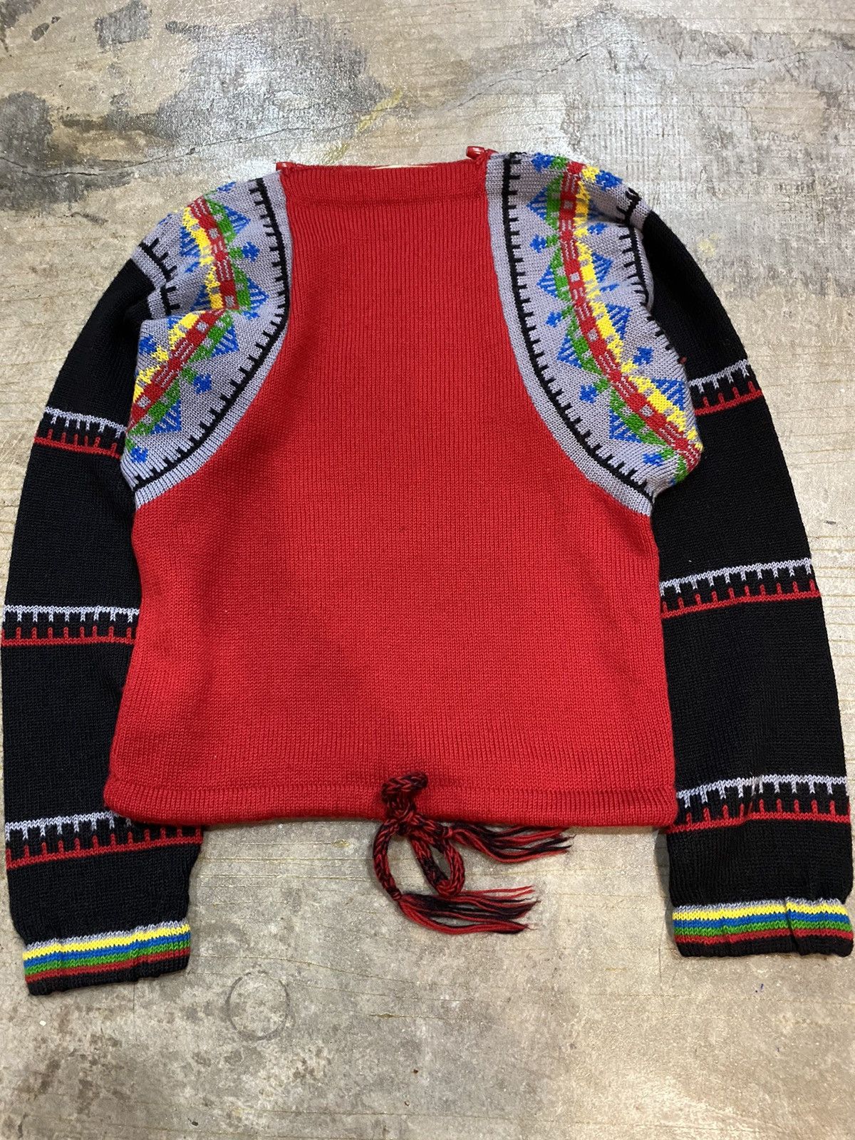 Kansai Yamamoto 70s Kansai Yamamoto Native batwing crop knit Size S / US 4 / IT 40 - 5 Thumbnail