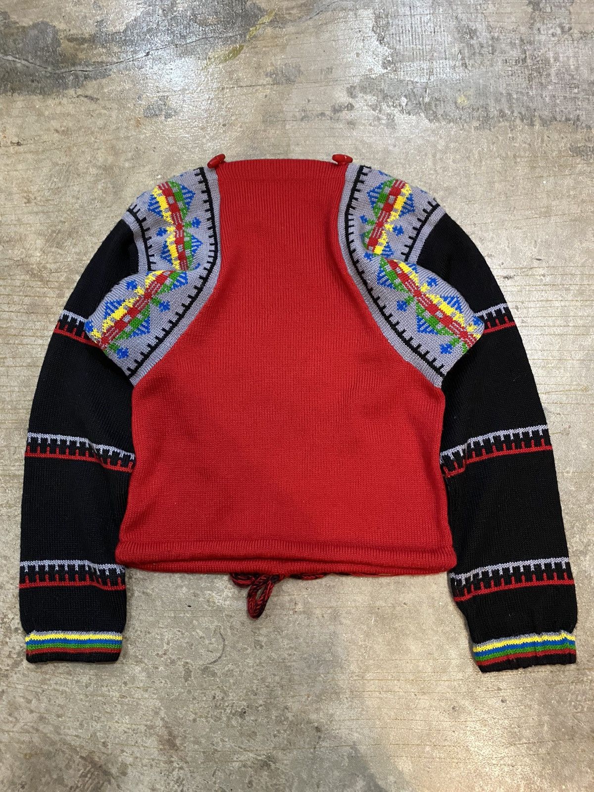 Kansai Yamamoto 70s Kansai Yamamoto Native batwing crop knit Size S / US 4 / IT 40 - 9 Thumbnail