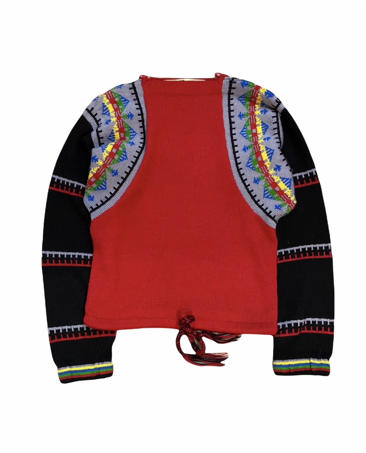 Kansai Yamamoto 70s Kansai Yamamoto Native batwing crop knit Size S / US 4 / IT 40 - 2 Thumbnail