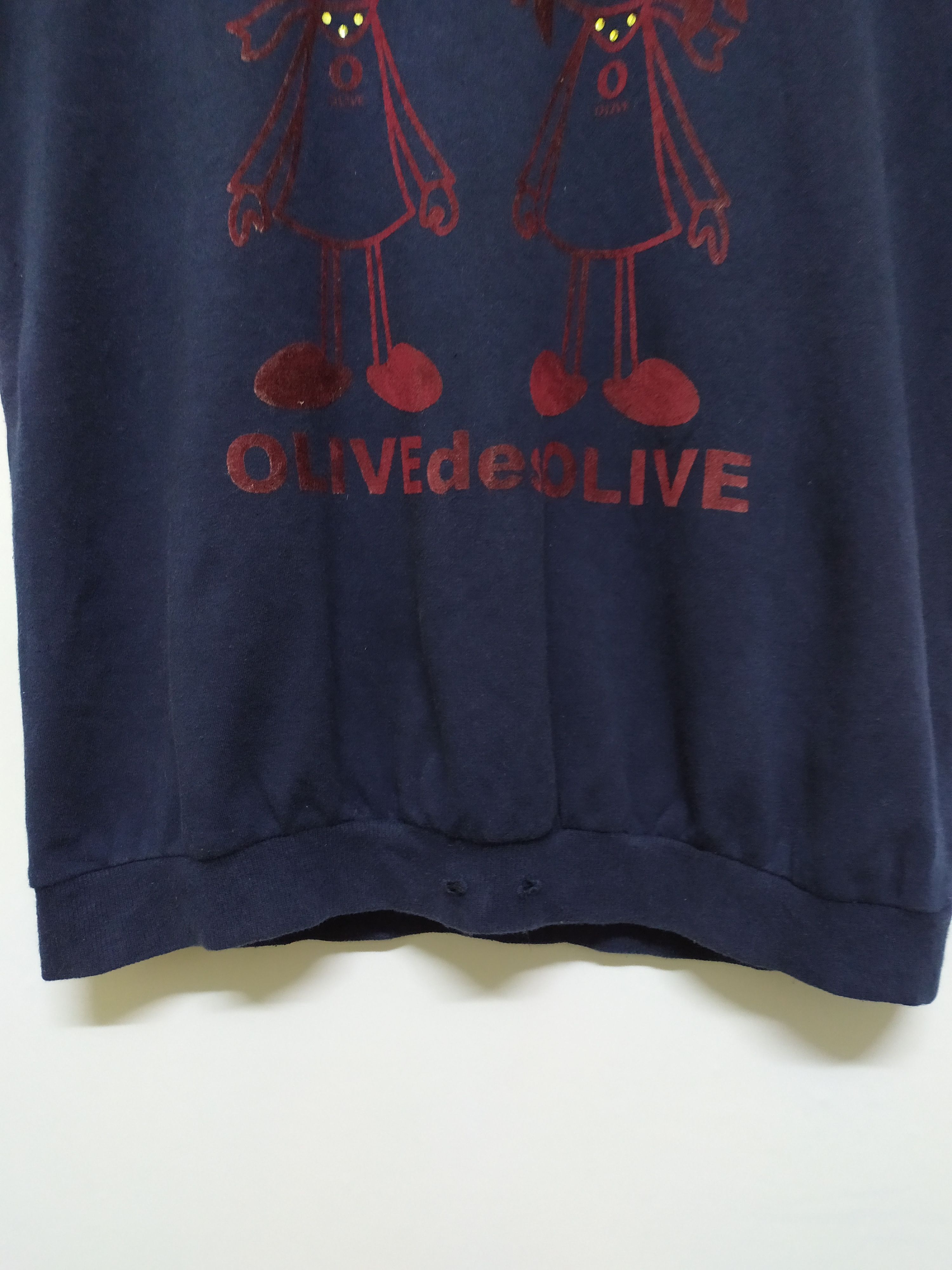 Japanese Brand × Vintage OliveDesOlive Sleeveless Hooded Shirt Size US M / EU 48-50 / 2 - 3 Thumbnail