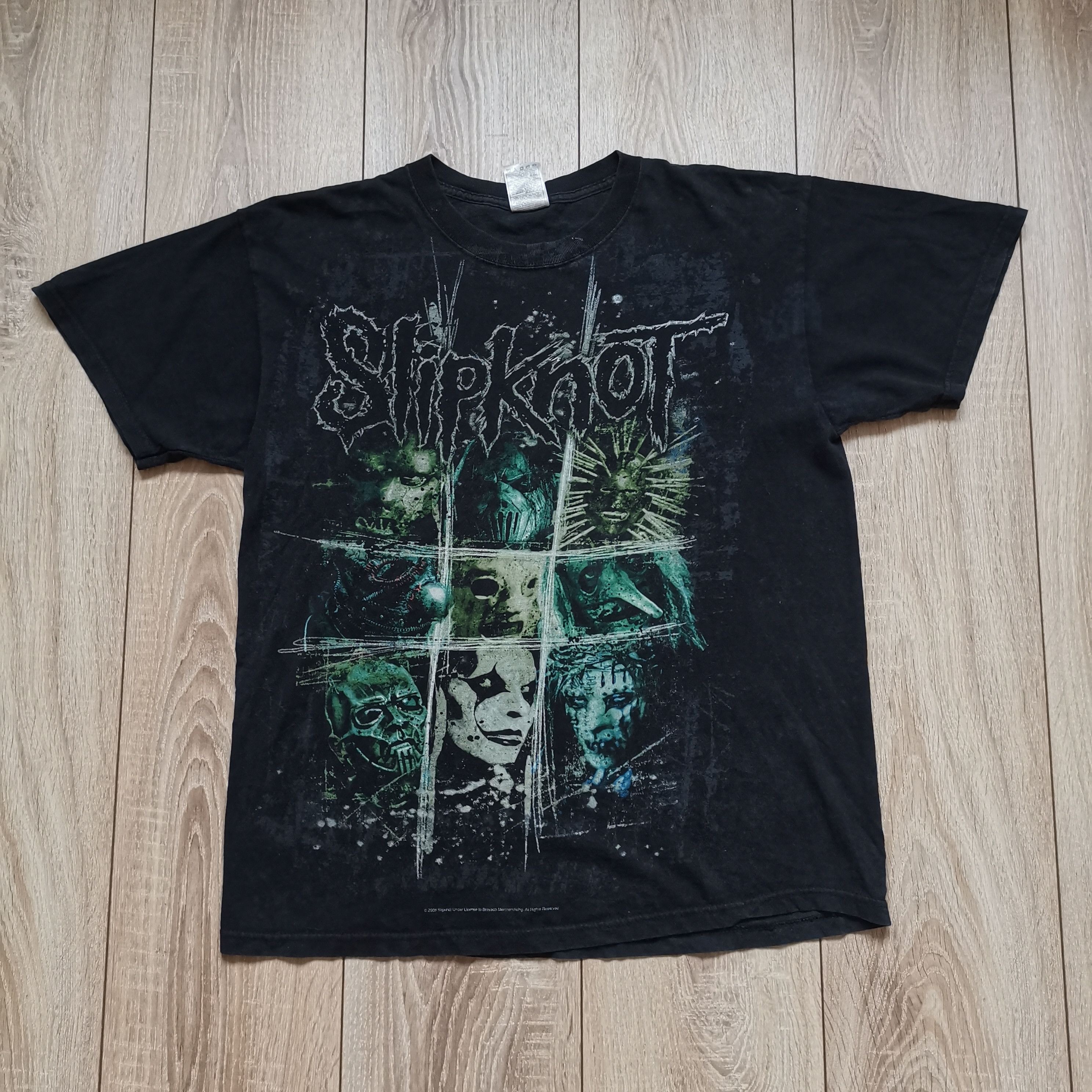 Band Tees Slipknot 2008 Vintage Fruit of The Loom Band Tee Merch Size US L / EU 52-54 / 3 - 1 Thumbnail