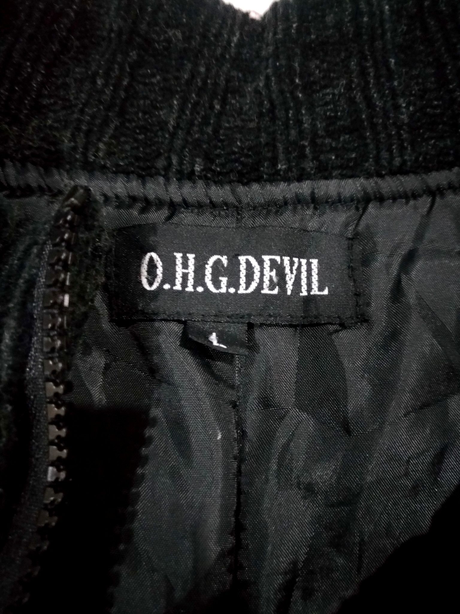 Designer × Japanese Brand RARE! ONE HORN GHOST DEVIL BIG LOGO SUKAJAN VEST Size US L / EU 52-54 / 3 - 5 Thumbnail