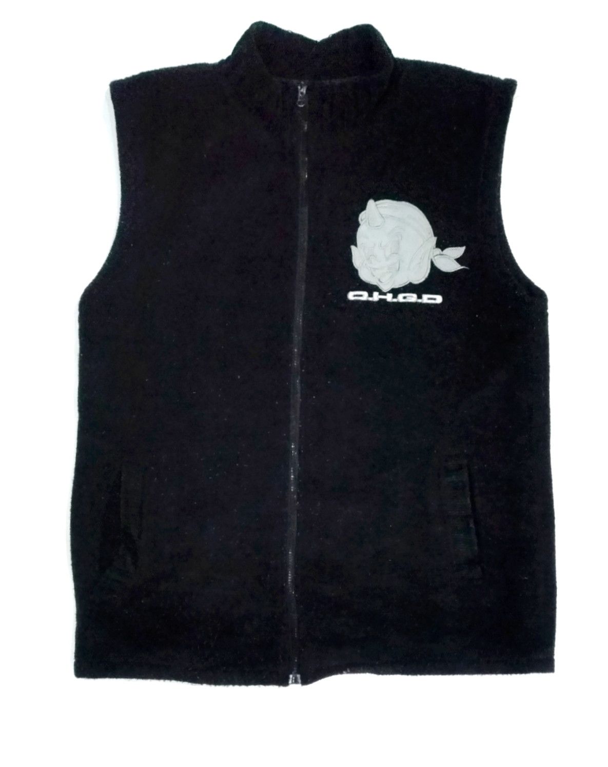 Designer × Japanese Brand RARE! ONE HORN GHOST DEVIL BIG LOGO SUKAJAN VEST Size US L / EU 52-54 / 3 - 2 Thumbnail
