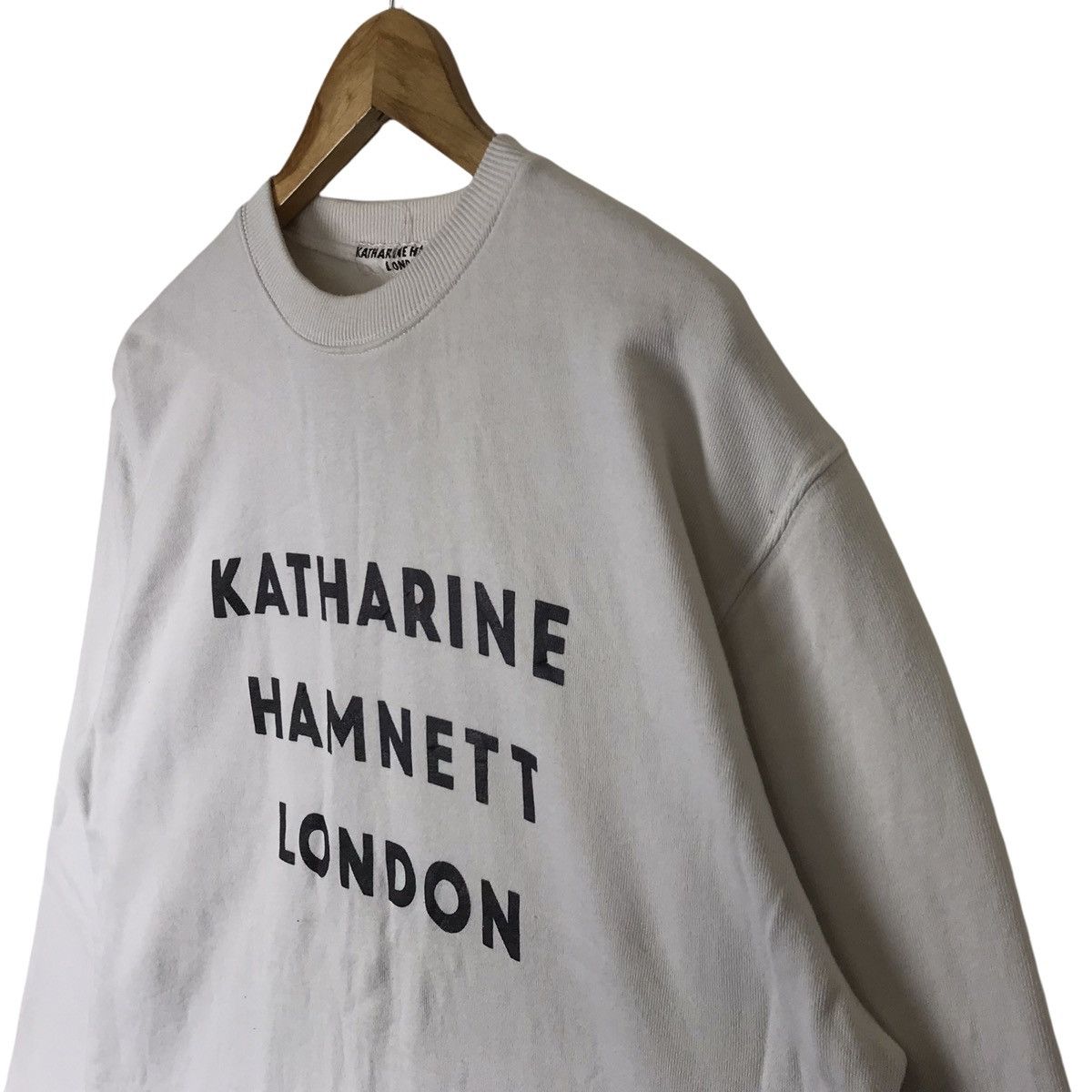 Katharine Hamnett London Katharine Hamnett London Spell Out Long Sleeve Jumper Size US M / EU 48-50 / 2 - 5 Thumbnail